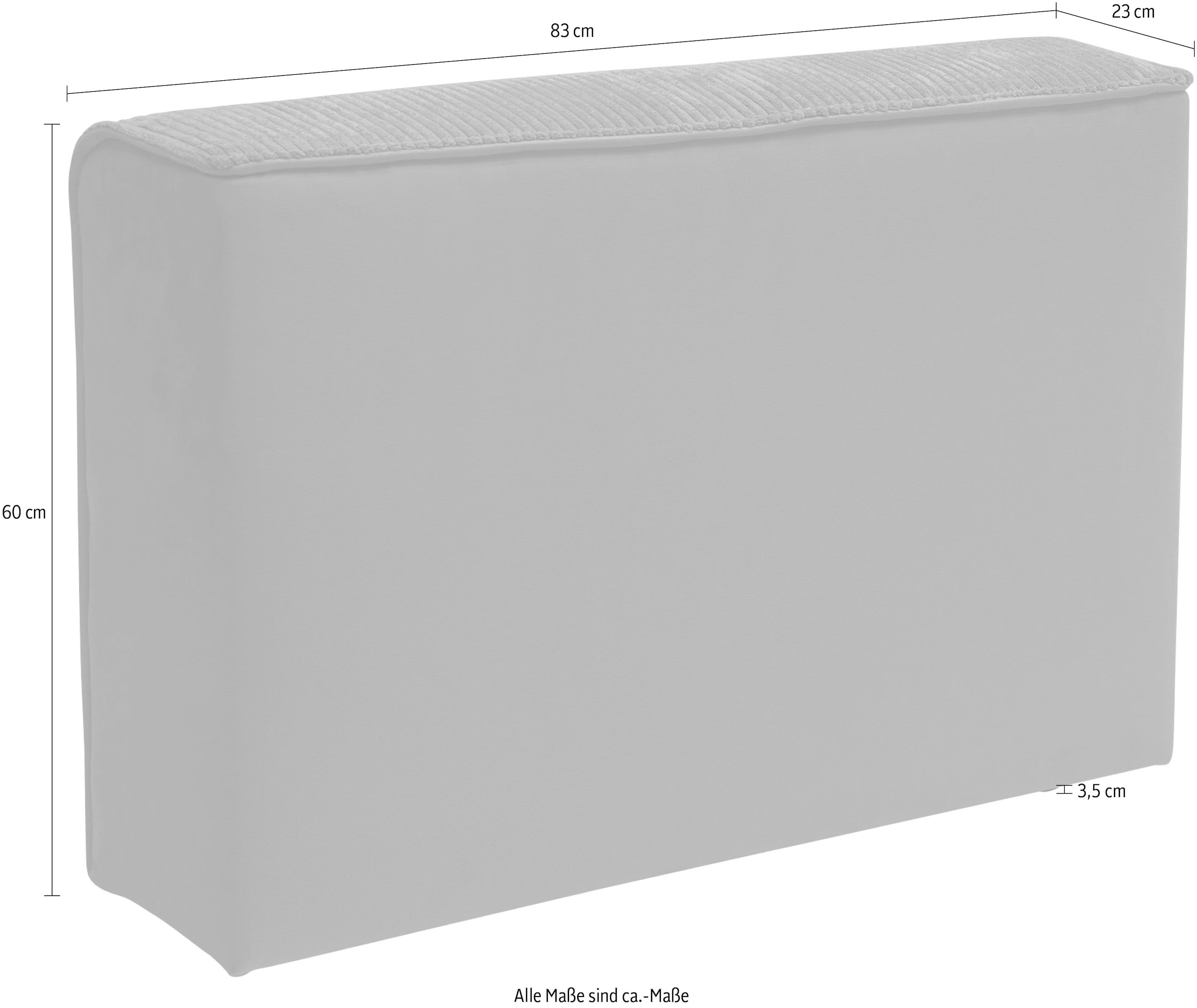 RAUM.ID Sofaelement »Modulid«, als Modul oder separat verwendbar, in Cord
