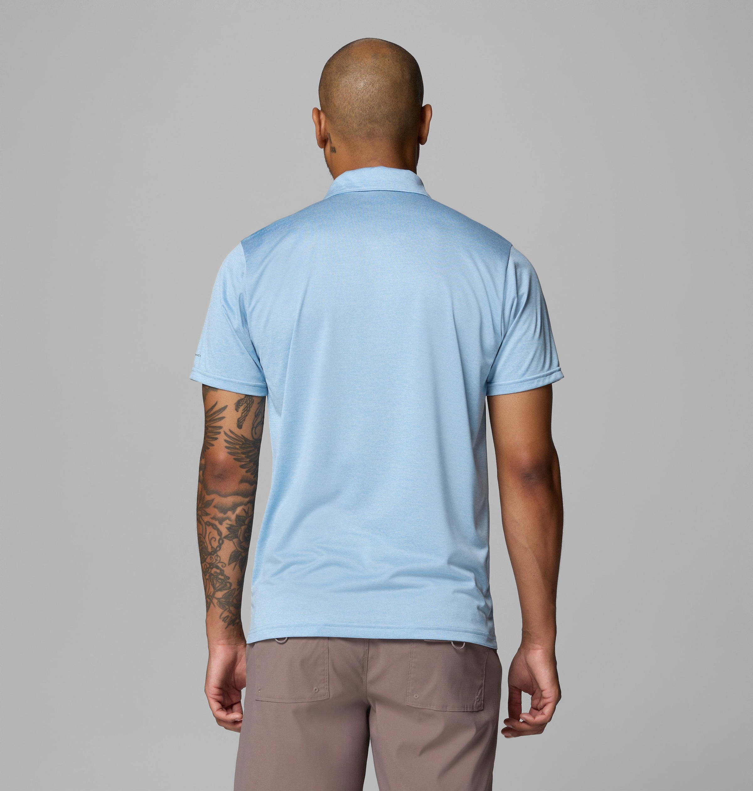 Columbia Poloshirt lockere Passform, Kurzarm, für Wanderungen und aktive Freizeit