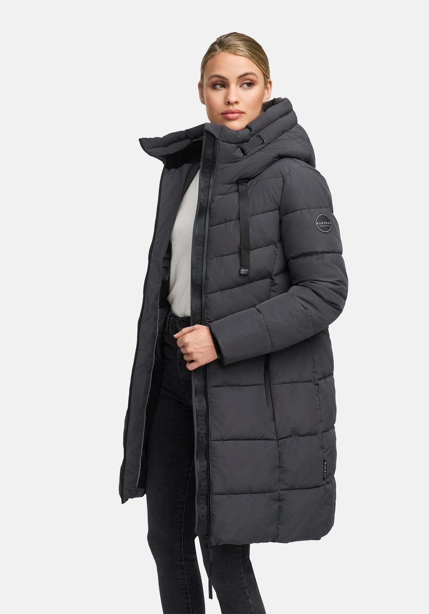 Marikoo Winterjacke »Marikoo Natsukoo Damen Winter Steppjacke lang B978«