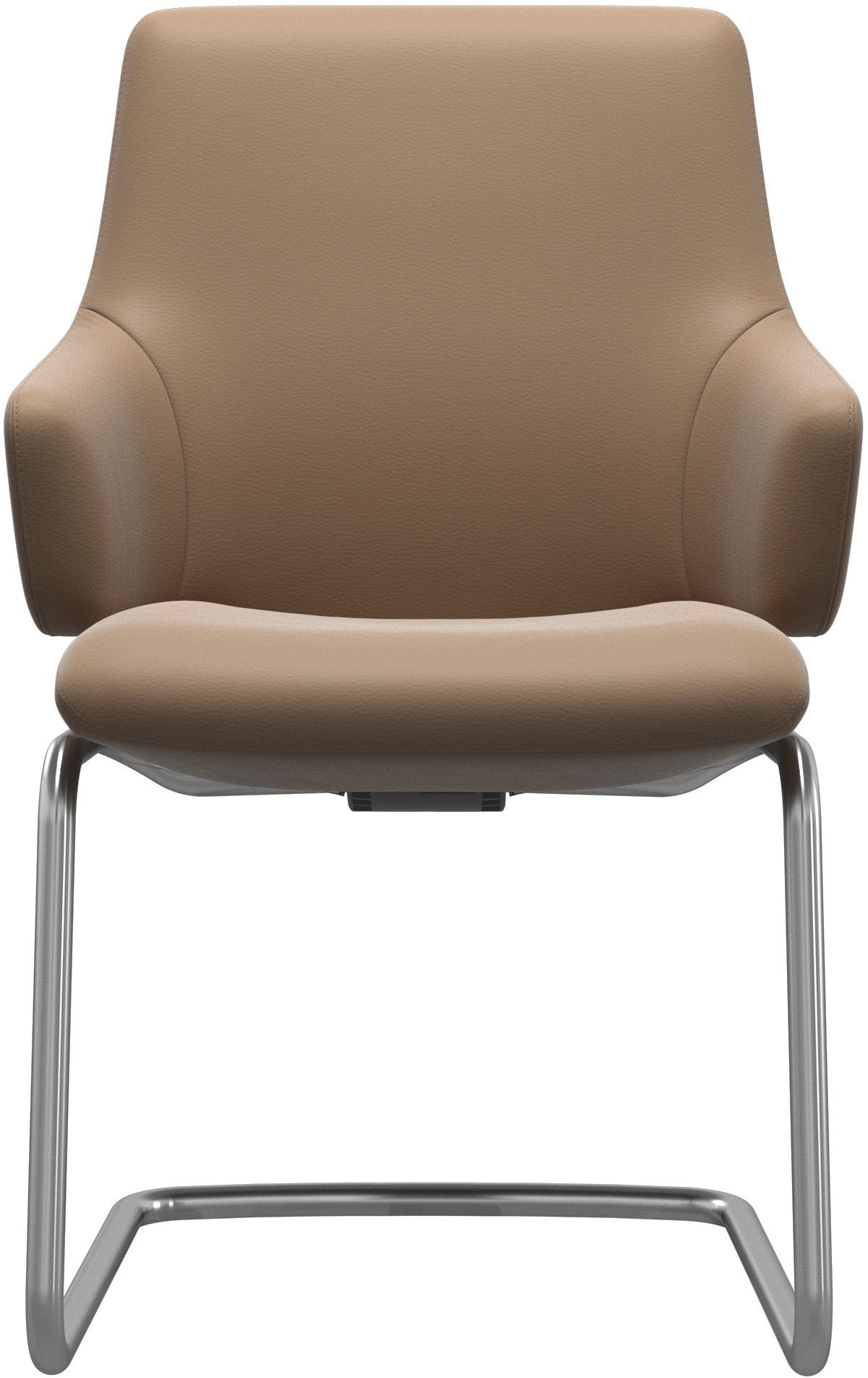 Stressless® Polsterstuhl »Laurel«, Leder PALOMA, Low Back mit Armlehne, Größe L, mit Beinen aus Stahl in Chrom matt