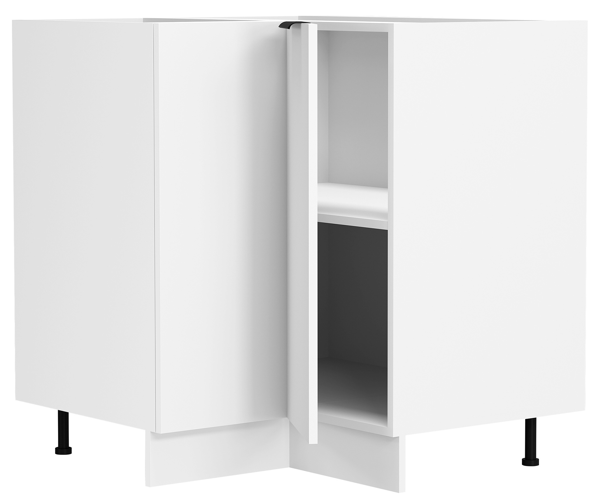 VCM Unterschrank »VCM Eckschrank | Maße ca. H. 82 x B. 76 x T. 76 cm | Küchenschrank | Küchenunterschrank | Unterschrank | Küchenmöbel - Fasola« 1 Stk. tlg.