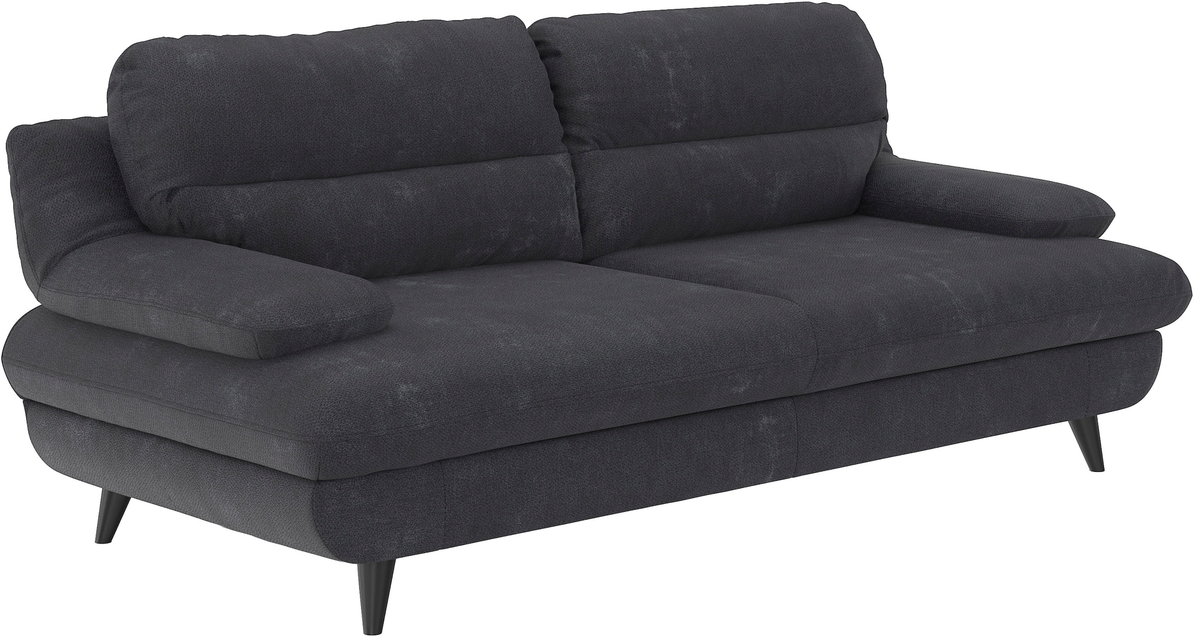 COTTA 3-Sitzer »Pike, B: 218 cm« mit Metallfüße, wahlweise auch in Echtleder