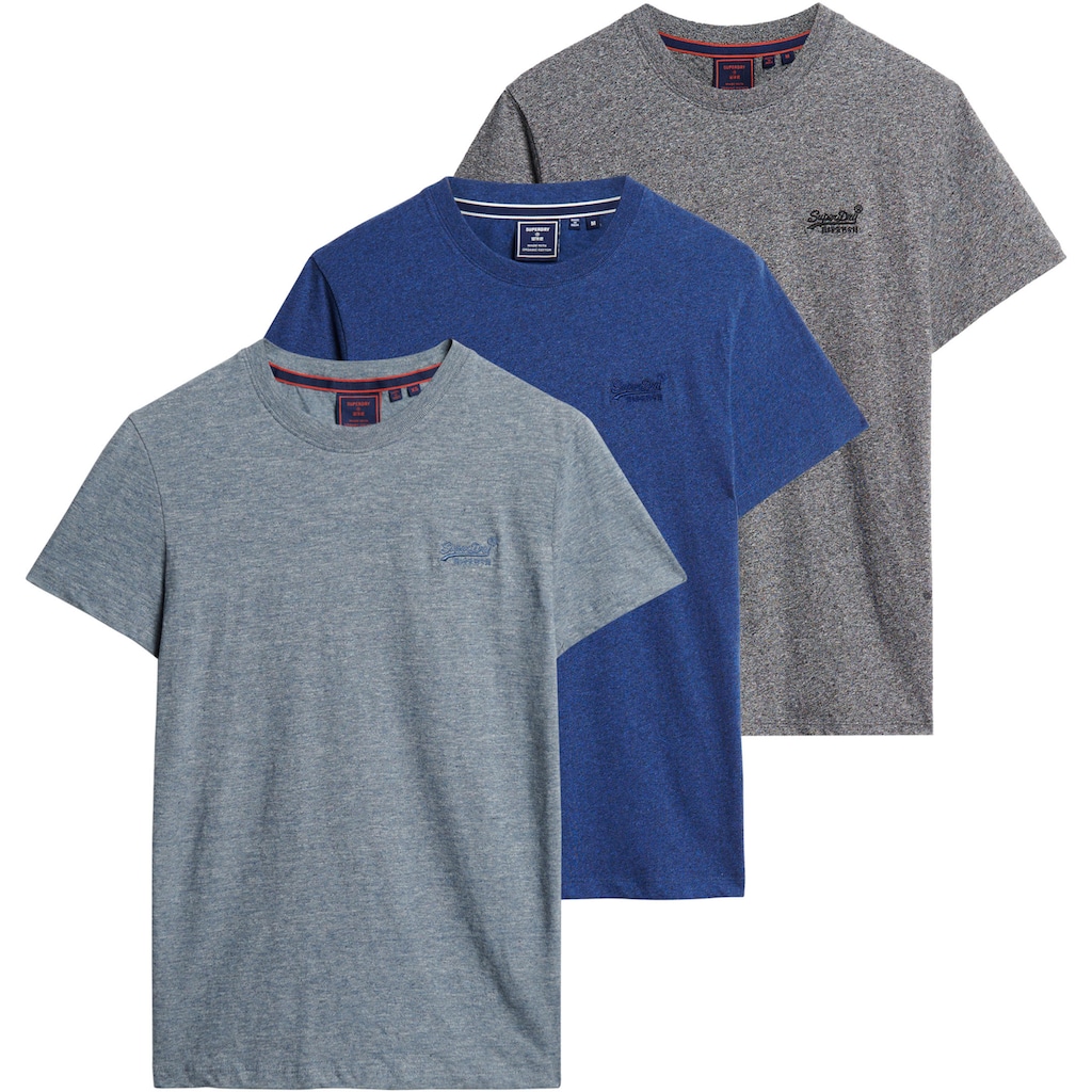 Superdry T-Shirt »ESSENTIAL TRIPLE PACK T-SHIRT«, (Packung, 3 tlg.)