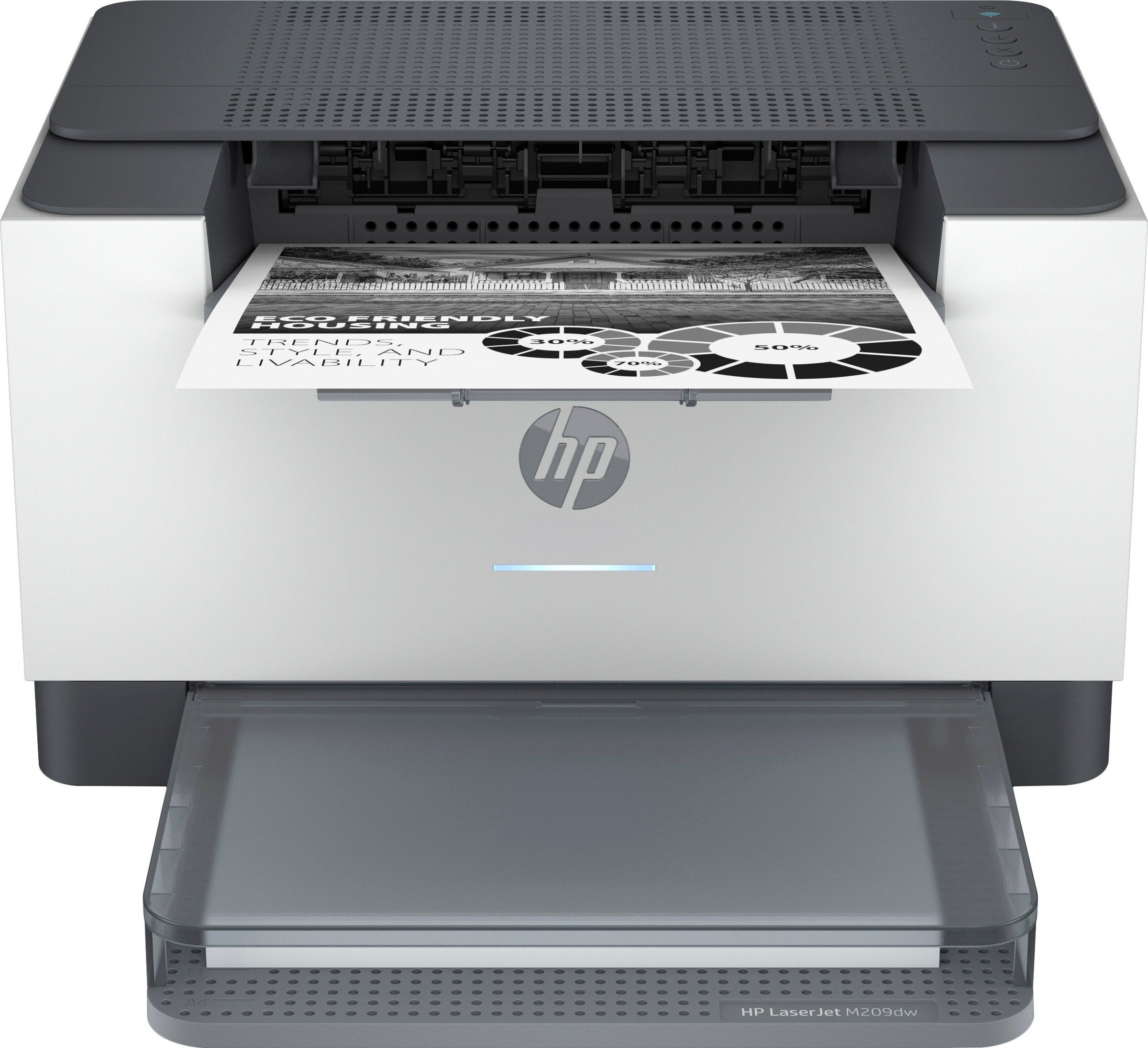 HP Schwarz-Weiß Laserdrucker »Drucker LaserJet M209dw«