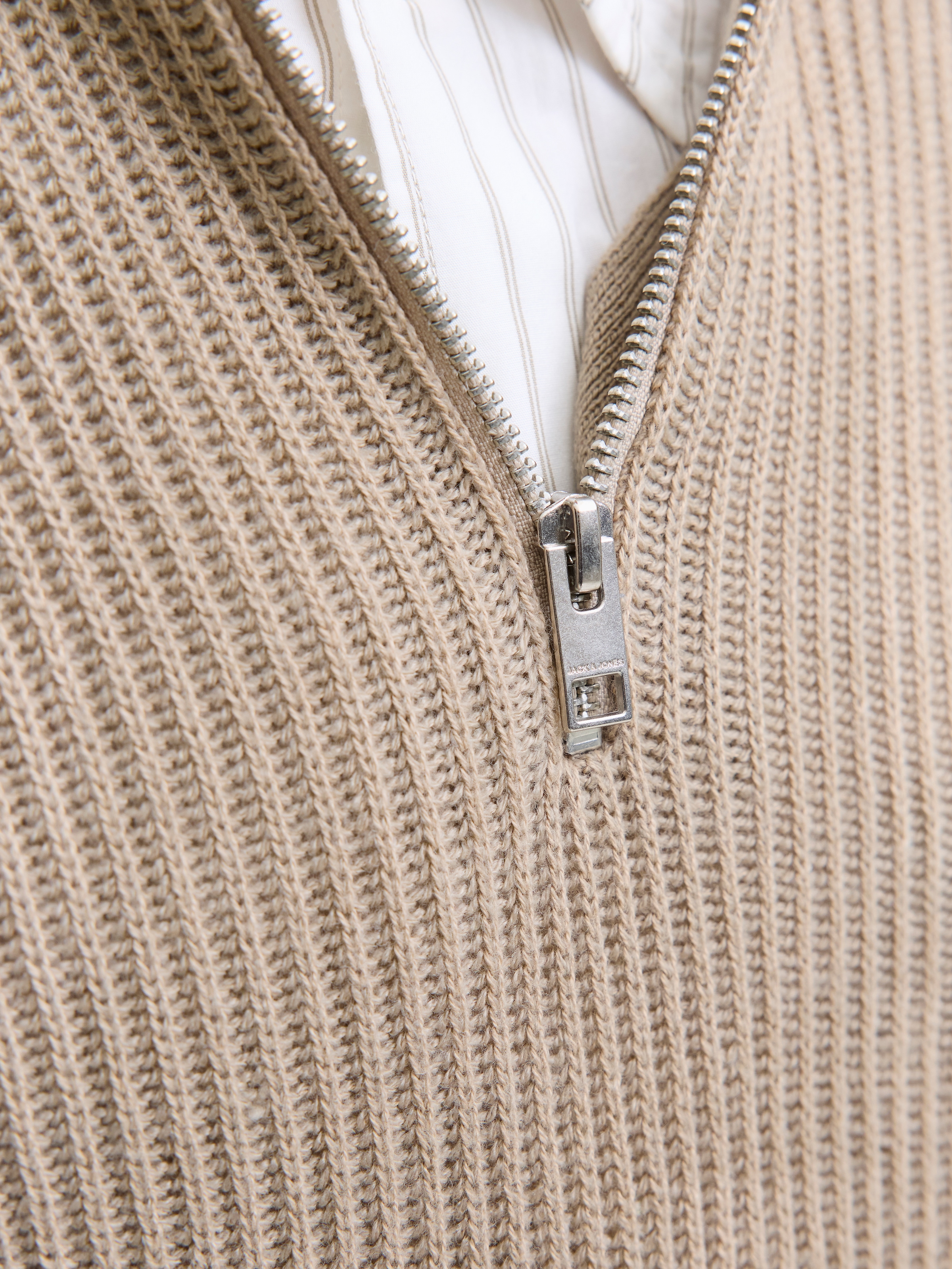 Jack & Jones Troyer »JJPANNEL KNIT HALF ZIP AW25«