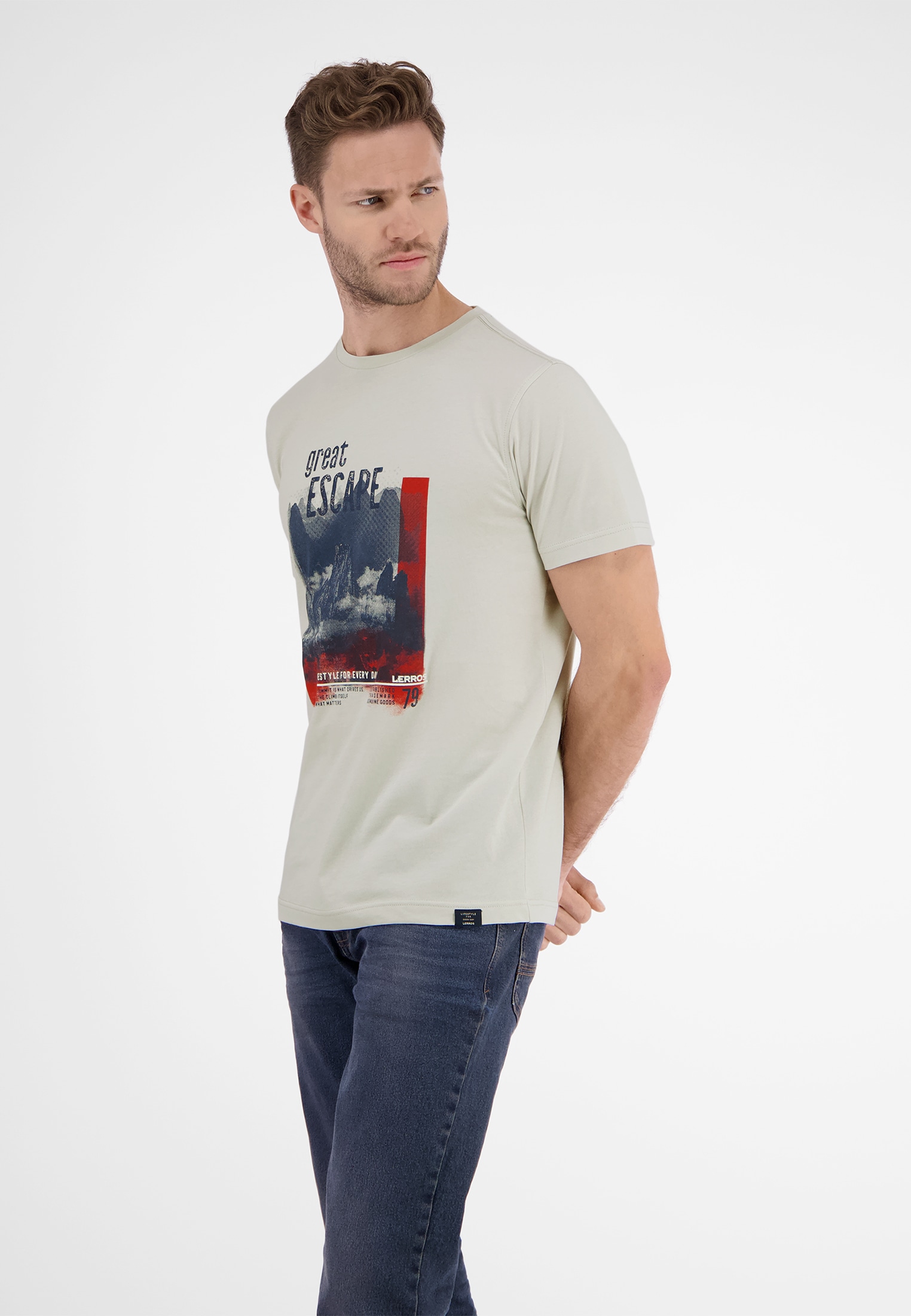 LERROS T-Shirt »LERROS T-Shirt *Great Escape*«