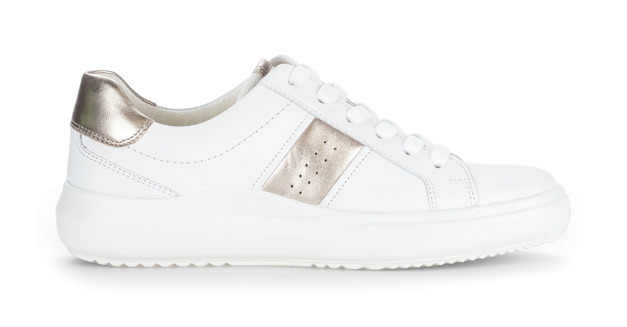 Gabor Plateausneaker  , Freizeitschuh, Halbschuh, Schnürschuh mit weichem Schaftrand