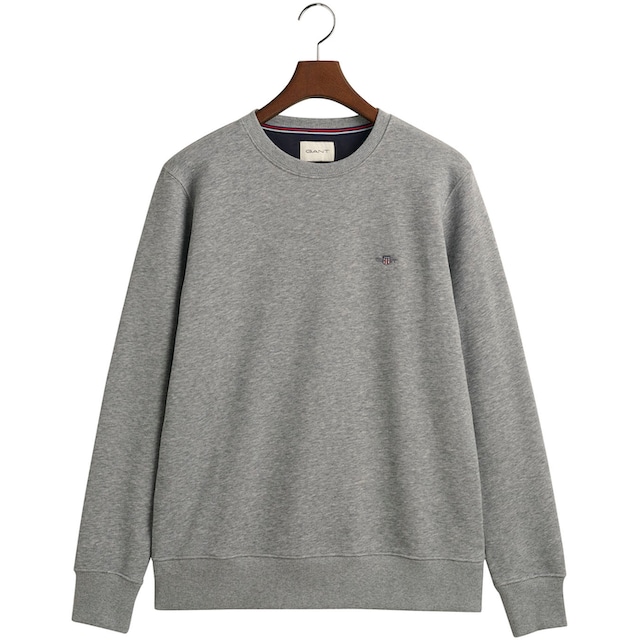 Gant Sweatshirt »REG SHIELD C-NECK SWEAT«, mit Logostickerei auf der Brust  online kaufen bei OTTO