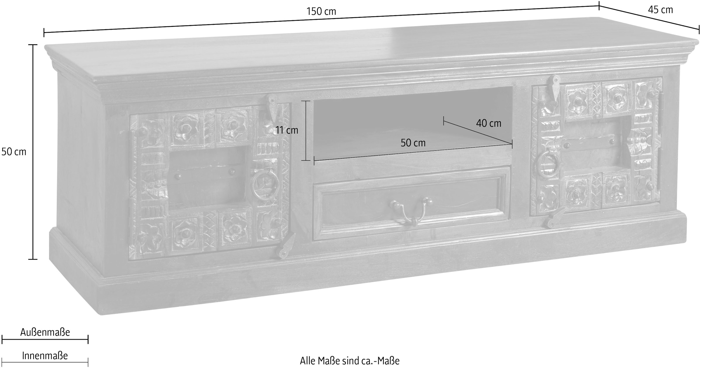 SIT Lowboard »Almirah«