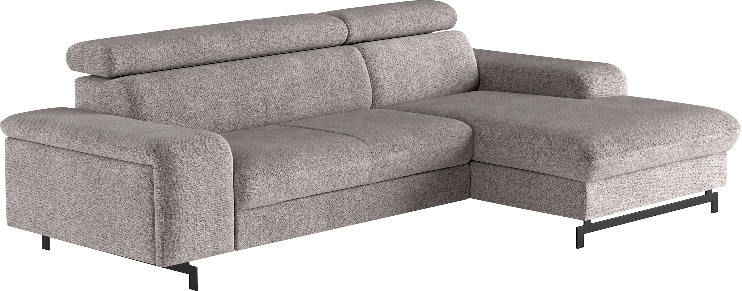 COTTA Ecksofa »Emma L-Form«, mit Kopfteilverstellung, wahlweise mit Bettfunktion & Bettkasten