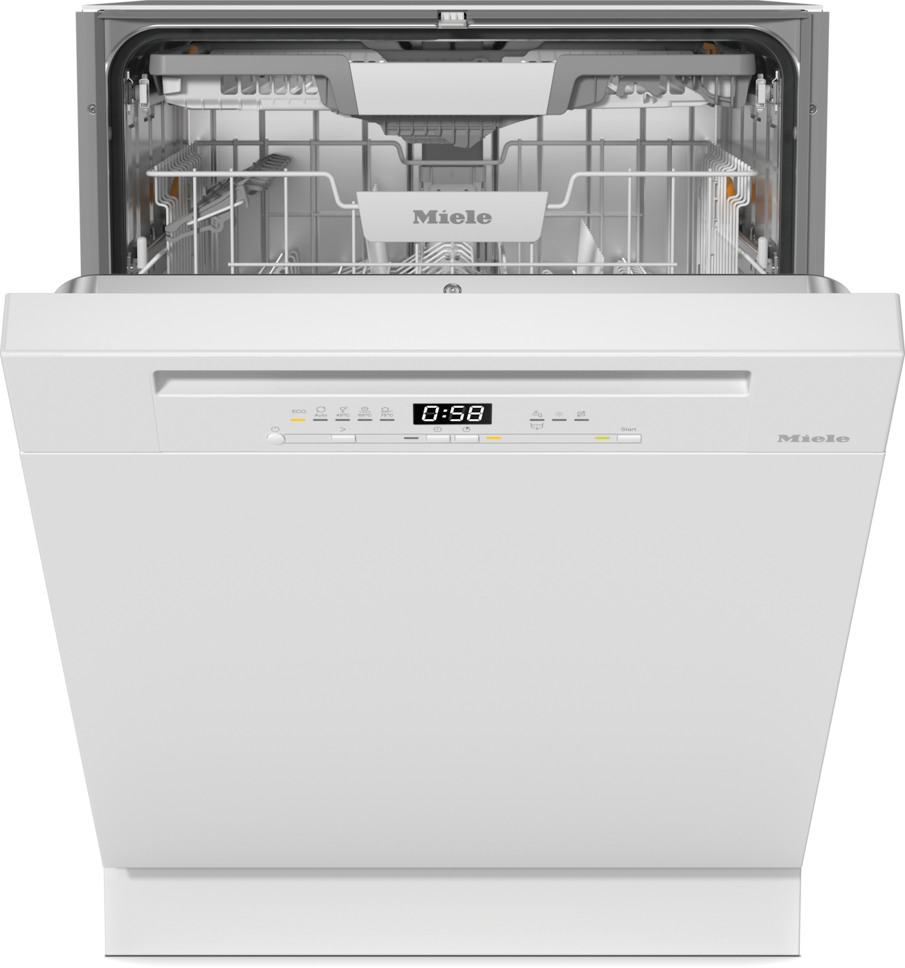 Miele teilintegrierbarer Geschirrspüler »G 5811 SCi Active Plus Brillantweiß«, 14 Maßgedecke