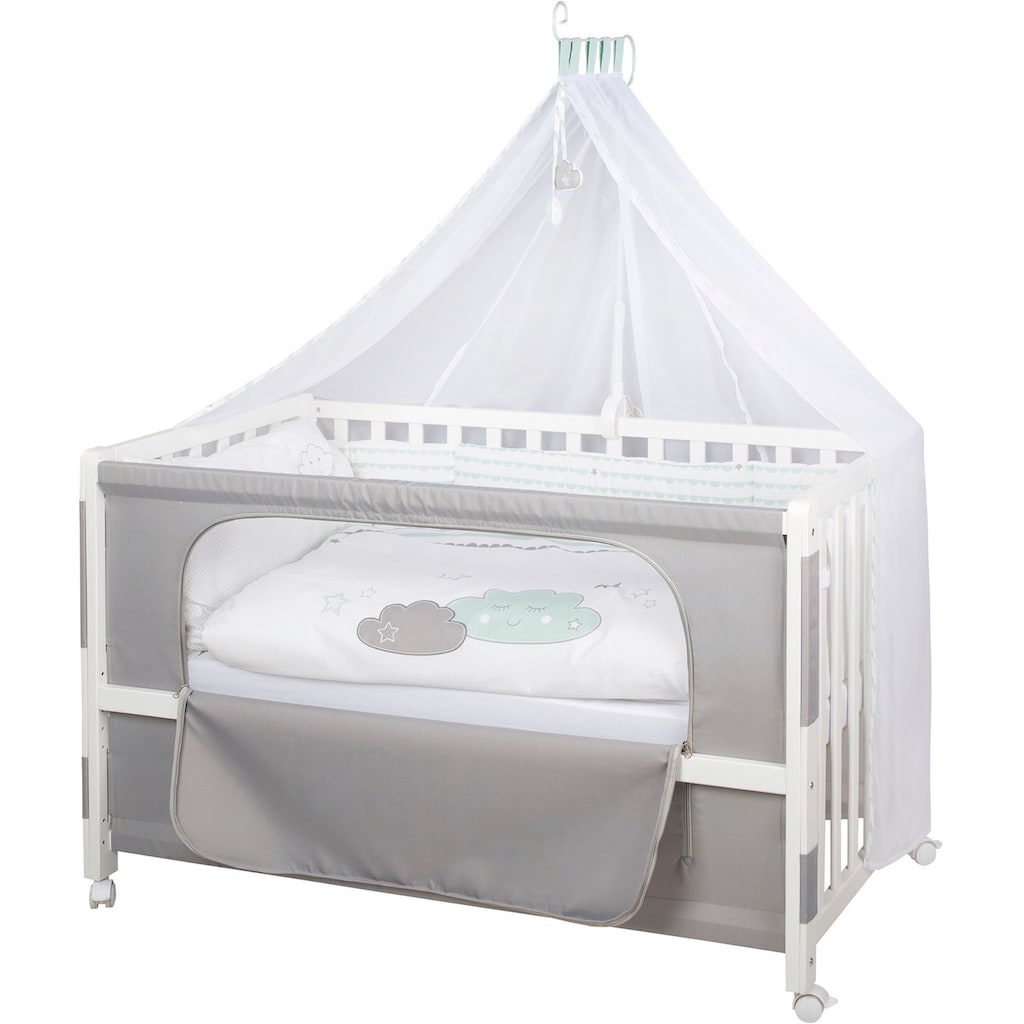 roba® Babybett »Room Bed - Dekor Happy Cloud«