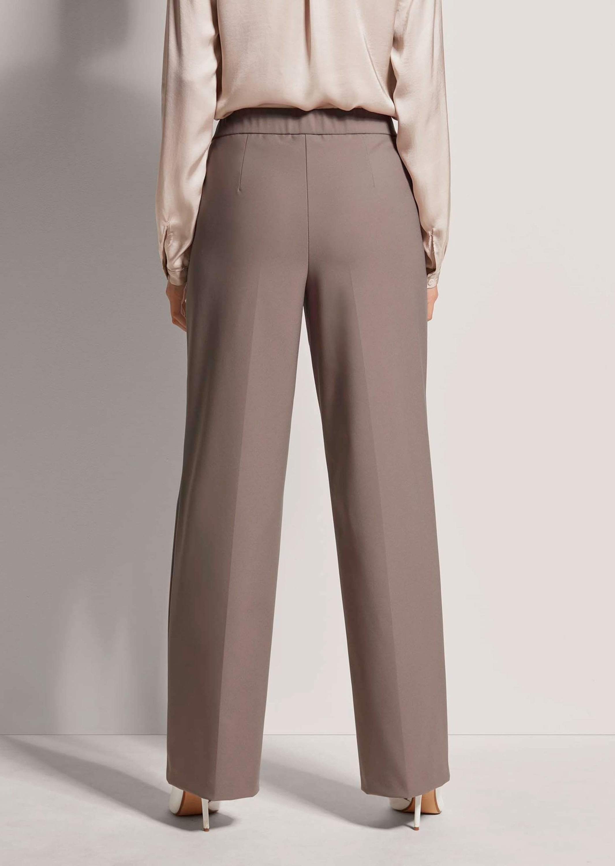 MADELEINE Stoffhose »Schlupfhose Elegante Damenhose mit Bügelfalten«