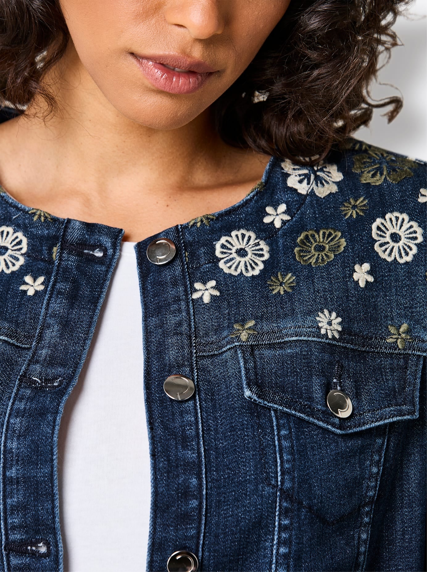 CREATION L PREMIUM Jeansblazer »Lyocell-Mix-Jeans-Blazer«