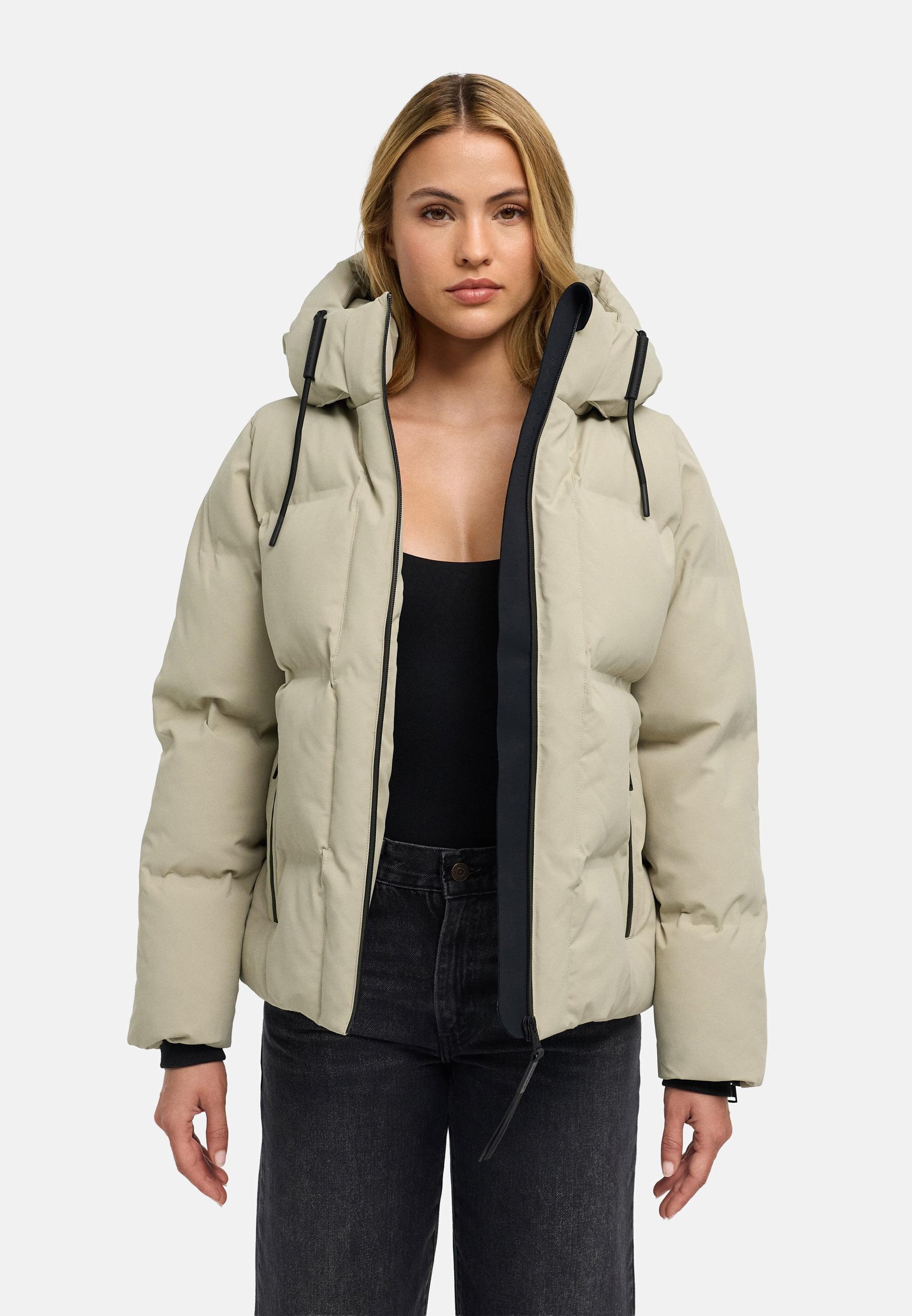 Navahoo Outdoorjacke »Steppjacke Wolkentanz XIV« mit Kapuze Kurze Damen Steppjacke mit abnehmbarer Kapuze