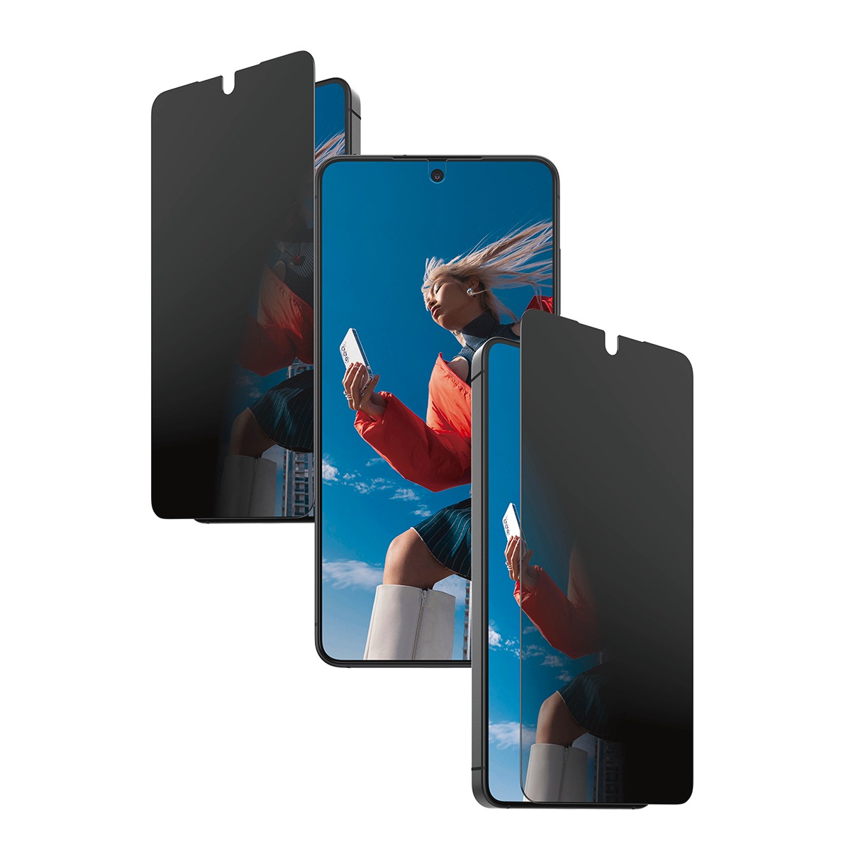 CARE by PanzerGlass Displayschutzglas »2-Way Privacy Screen Protector« für Samsung Galaxy S26 Displayschutzfolie, Schutzfolie, Bildschirmschutz, kratz- & stoßfest