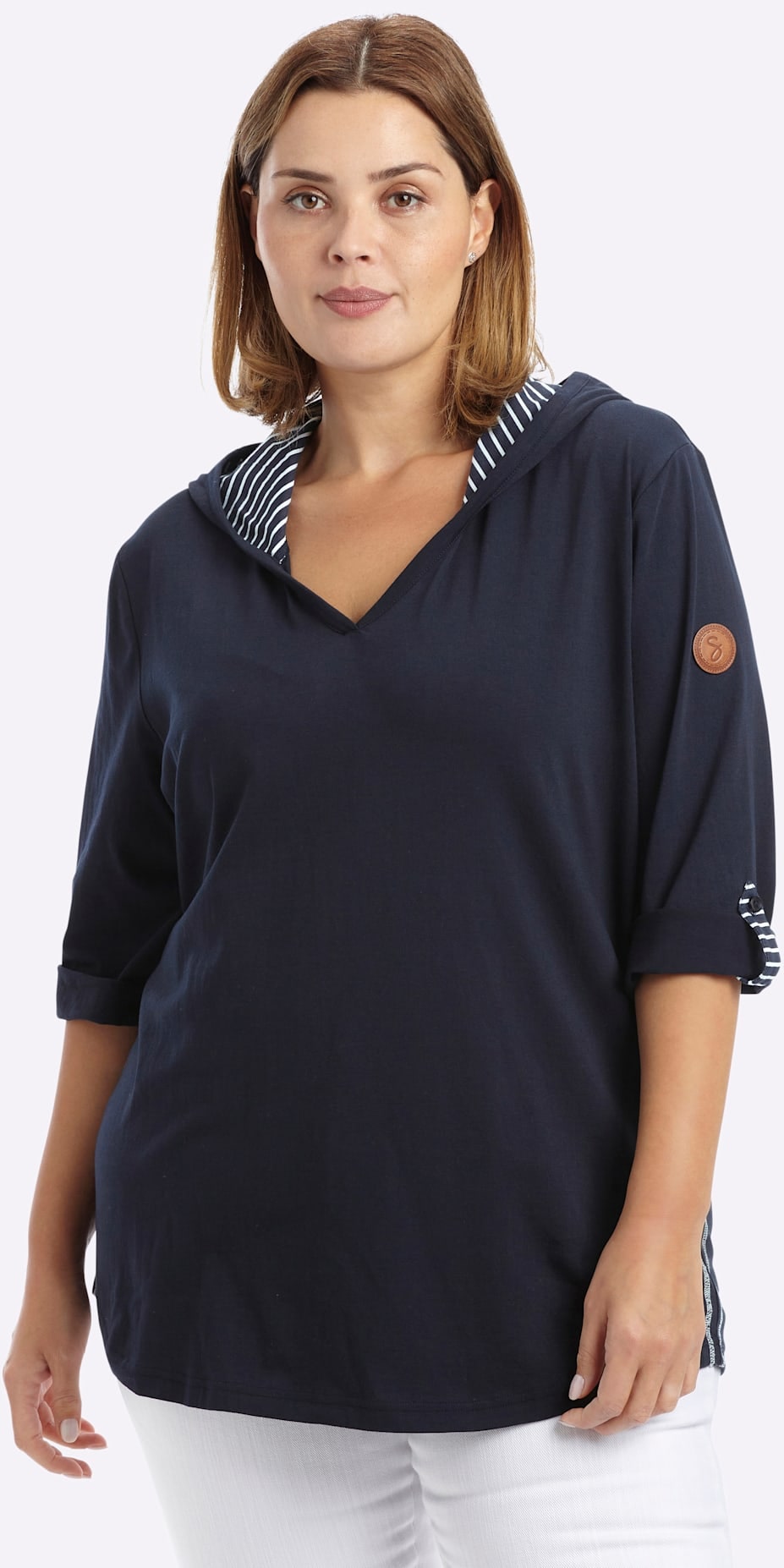 Sheego Kapuzenshirt »Shirt« 1