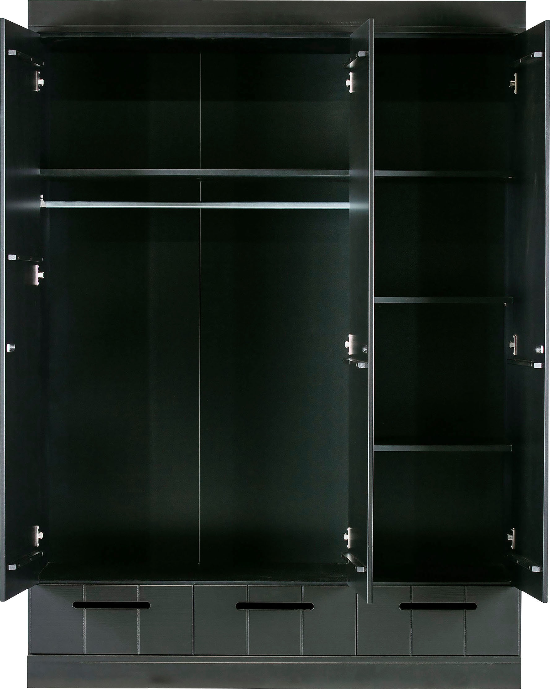 WOOOD Garderobenschrank »Connect«, B 140 cm x H 195 cm, Kiefer massiv