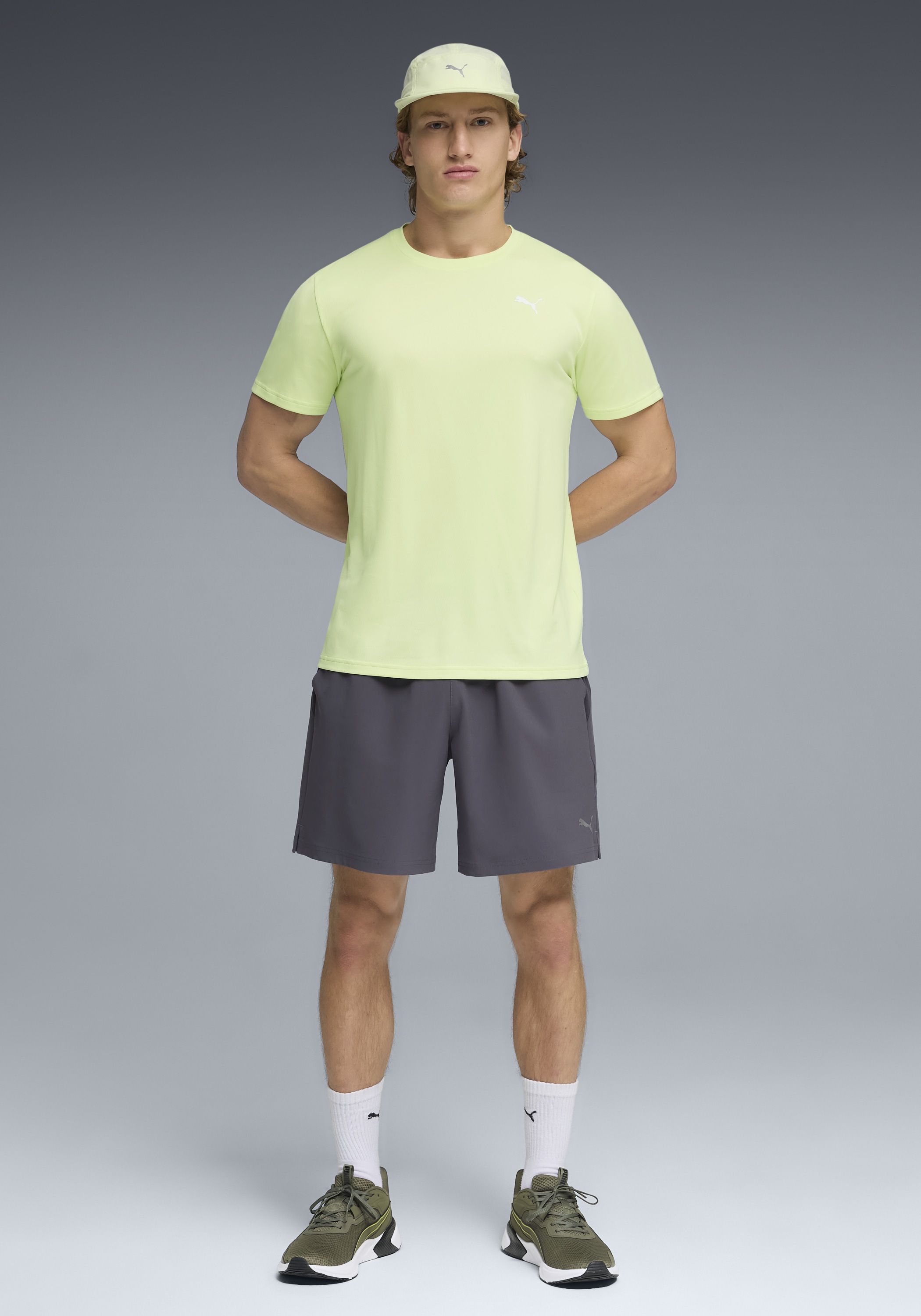 PUMA Trainingsshirt »M TAD ESSENTIAL POLY TEXTURE TEE« ergonomische Cutlines, Kurzarm, für Sportmode und aktive Workouts