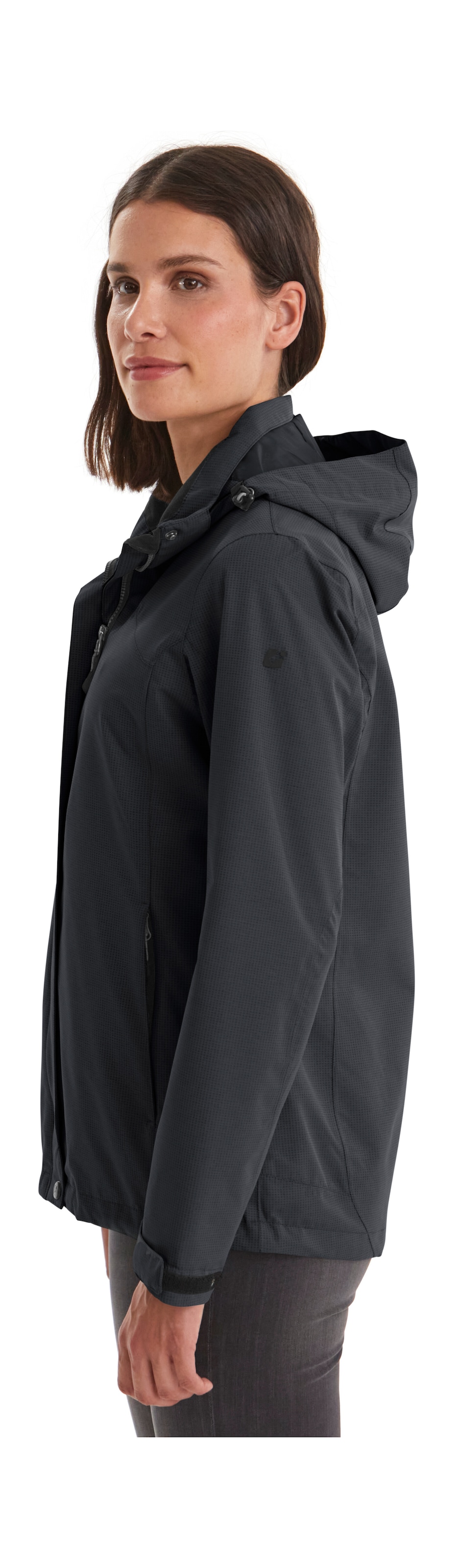 Killtec Outdoorjacke »Inkele«, Damenjacke mit abnehmbarer Kapuze, wind- und wasserdicht, atmungsaktiv