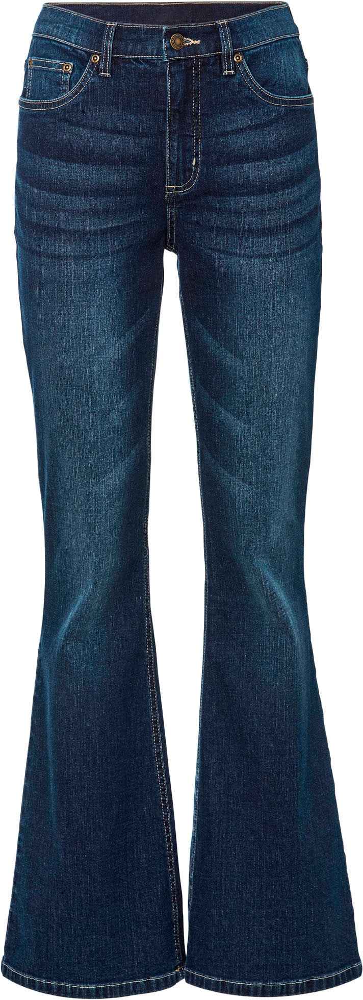 bonprix Schlagjeans Regular Fit, mit Stretch-Anteil, aus Baumwollmischung