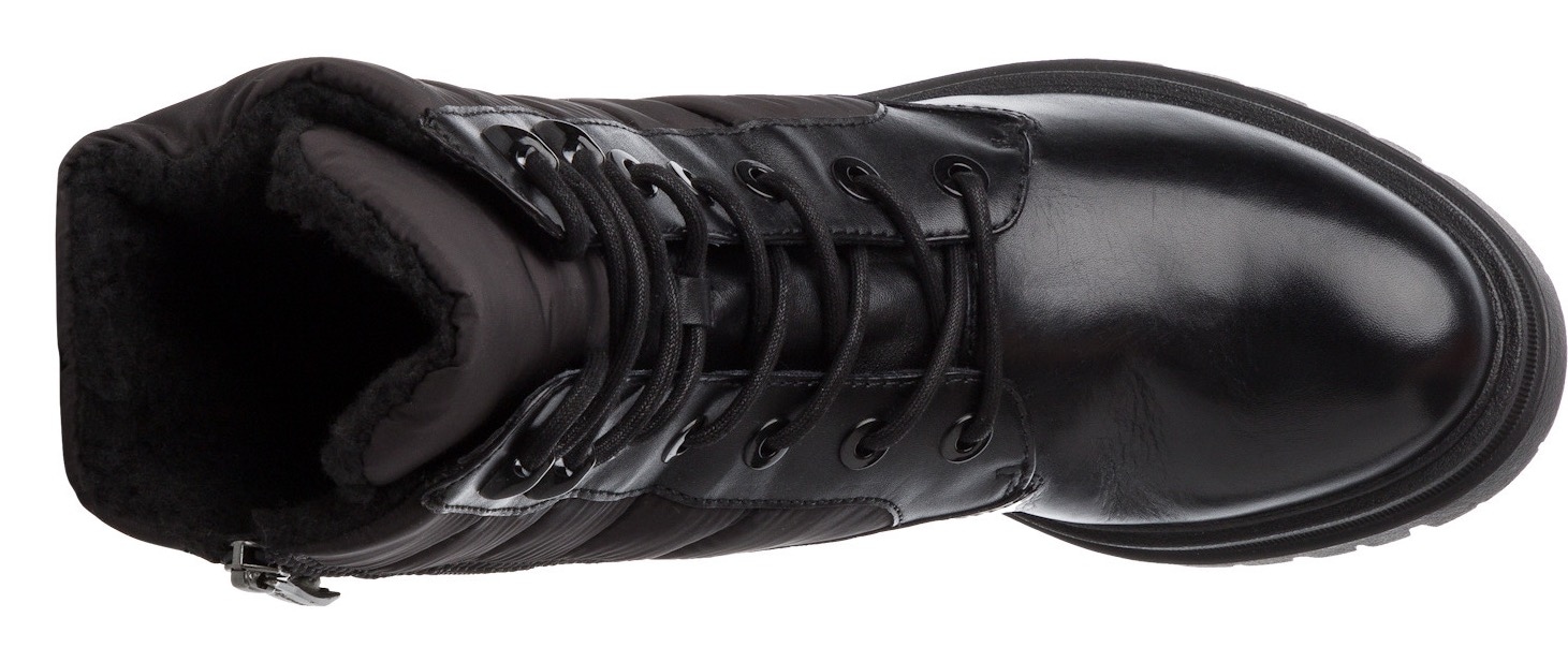 Tamaris Winterboots, Blockabstz, Winterstiefelette, Outdoorschuh im Materialmix