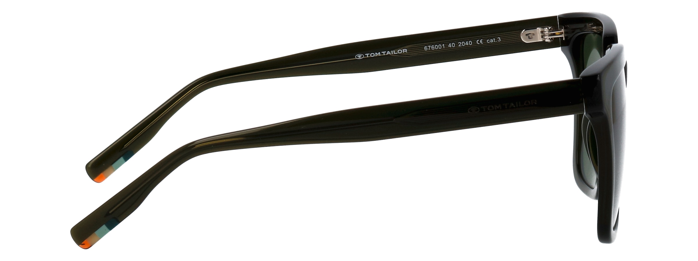 TOM TAILOR Sonnenbrille »Modell 676001« Form Karree/Eckig, Logoschriftzug auf Bügel, Kunststofffassung