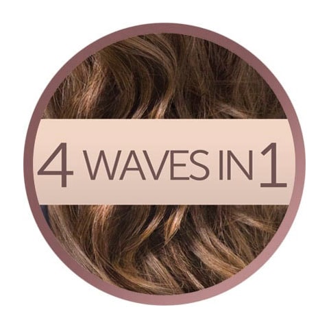 Remington Welleneisen »PROluxe Welleneisen, CI91AW«, Keramik-Beschichtung, 4 in 1 Styles: Wasserwelle, Beachwaves, große & kleine Wellen
