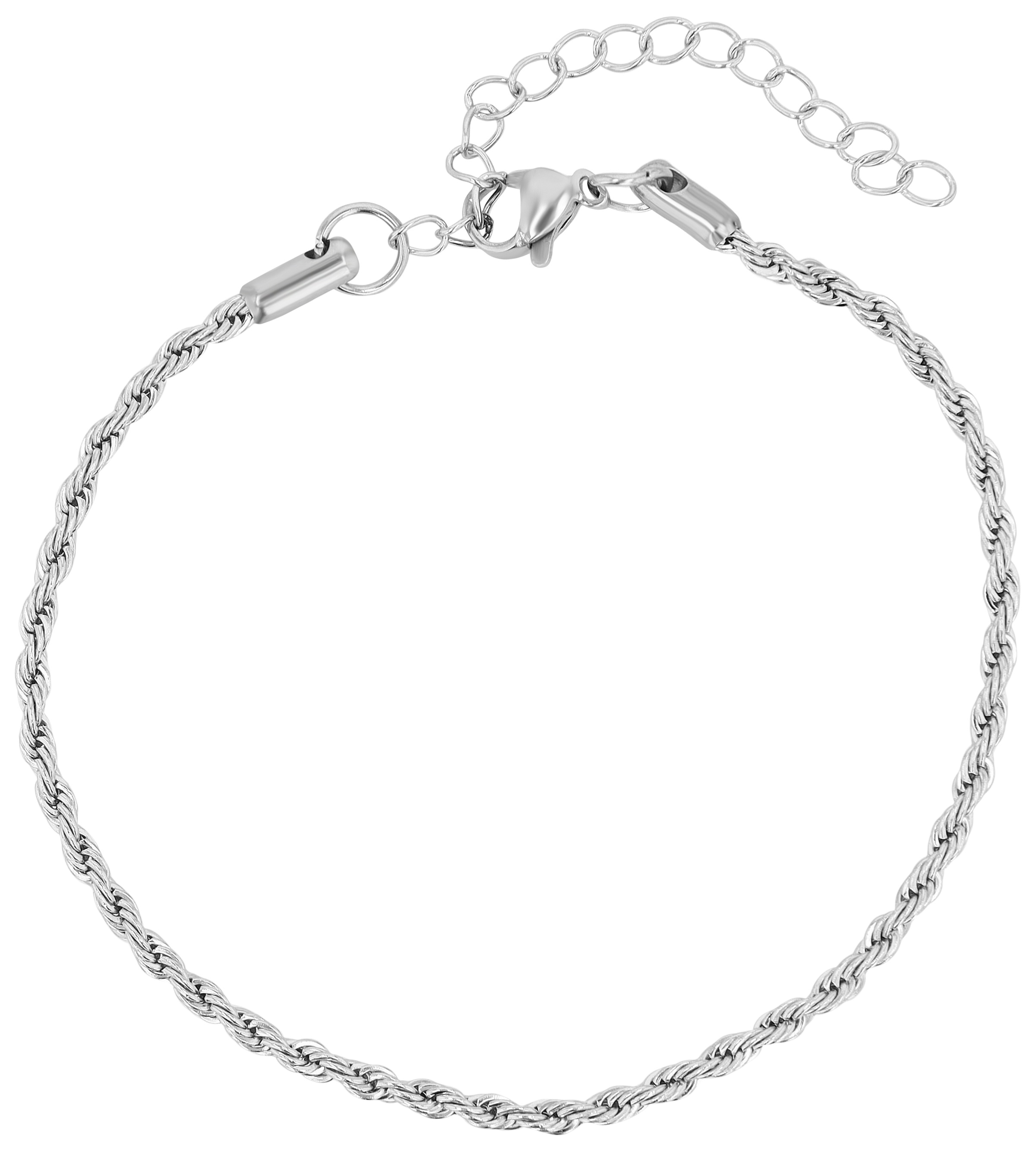 Adelia´s Armband »Damen Armband aus Edelstahl 19 cm«