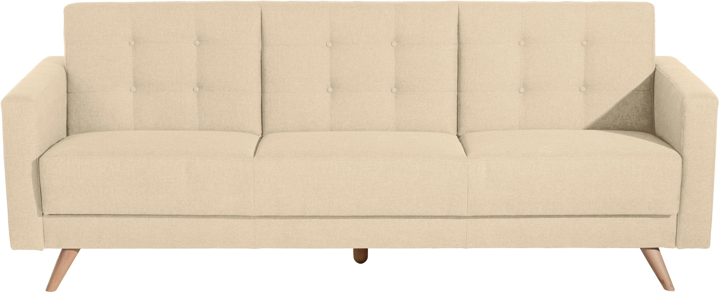 Max Winzer® 3-Sitzer »Julius Kippcouch mit komfortablem Federkern, klassisch und modern«, Schlafsofa, inklusive Bettfunktion & Bettkasten, Breite 224 cm
