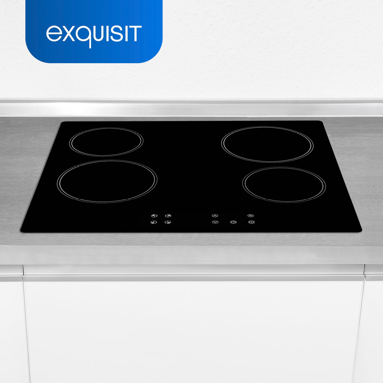 exquisit Backofen-Set »BAKO76601H«, mit Teleskopauszug nachrüstbar