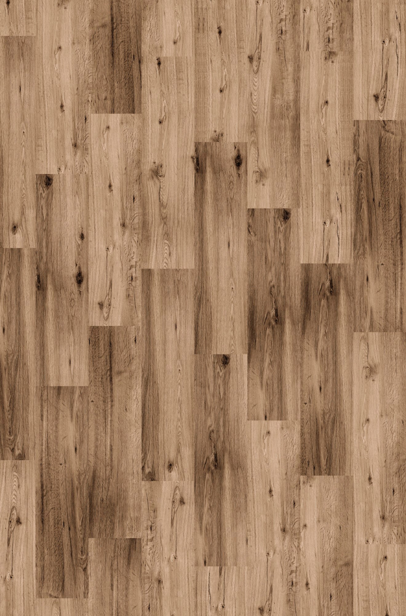 Infloor Teppichfliese »Velour Holzoptik Eiche rustikal«, rechteckig, 6 mm Höhe, 14 Stück, 4 m², 25 x 100 cm, selbsthaftend, für Stuhlrollen geeignet