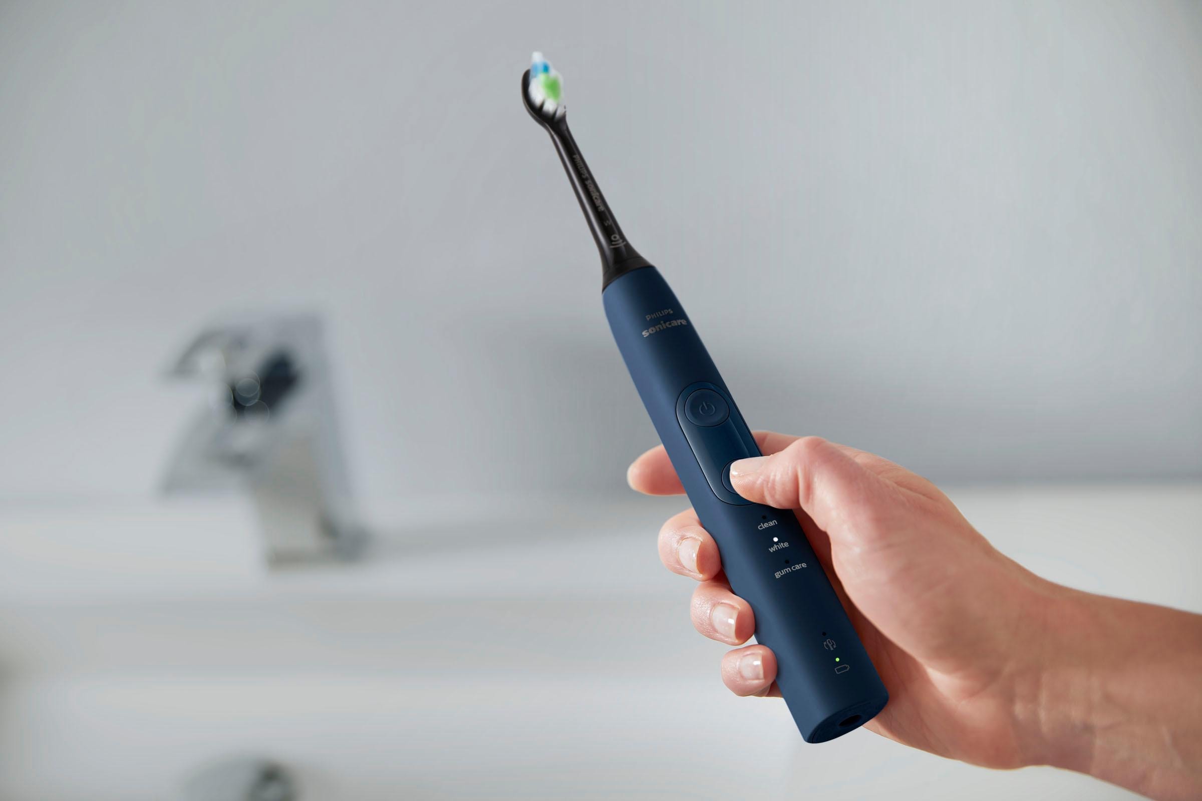 Philips Sonicare Elektrische Zahnbürste »ProtectiveClean 5100 HX6851/53«, 1 St. Aufsteckbürsten, mit Schalltechnologie, Andruckkontrolle