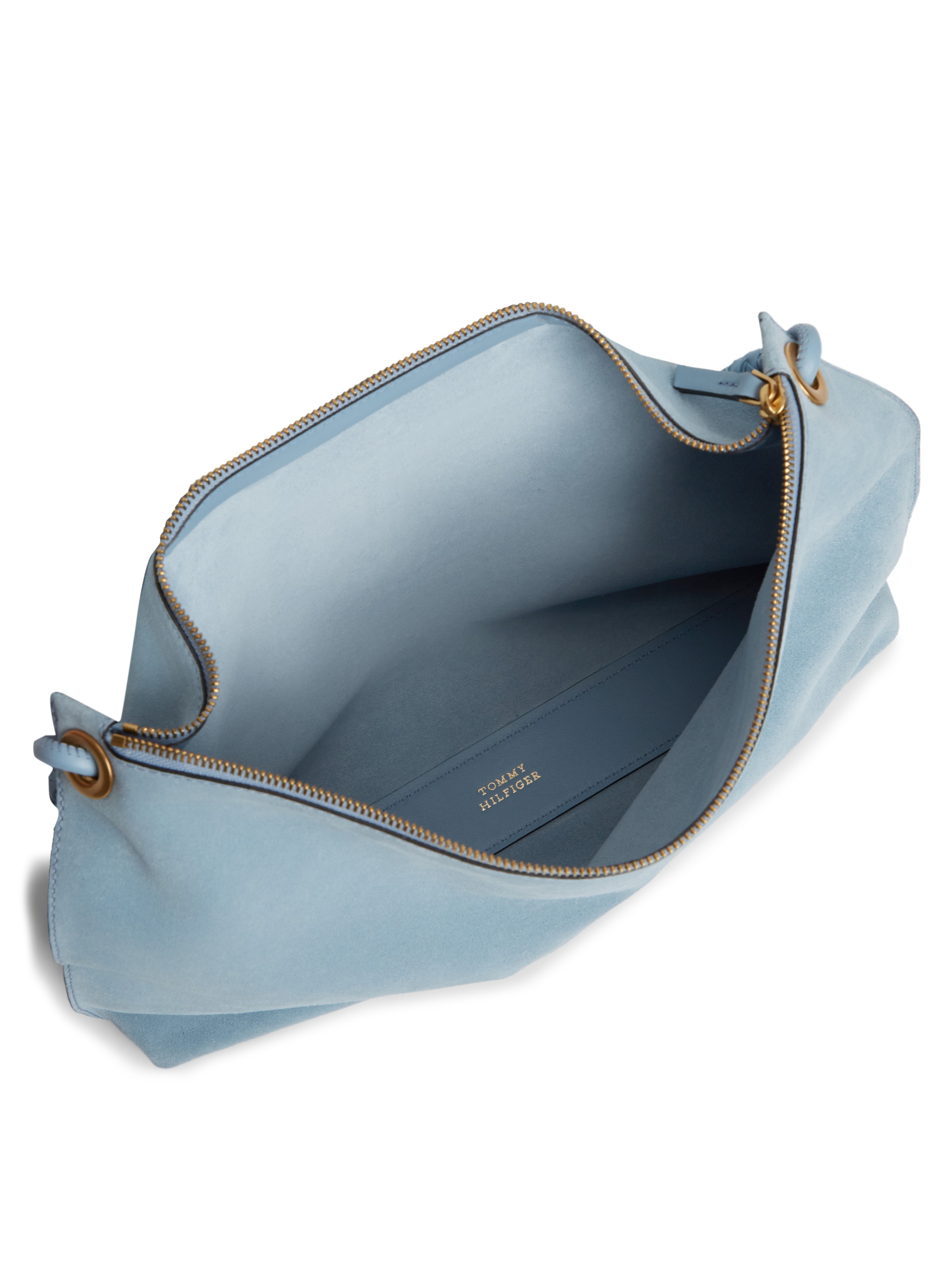 Tommy Hilfiger Schultertasche »TH STATEMENT LEATHER BAG SUEDE« Damen Tragetasche, Handtasche mit modischen Quasten