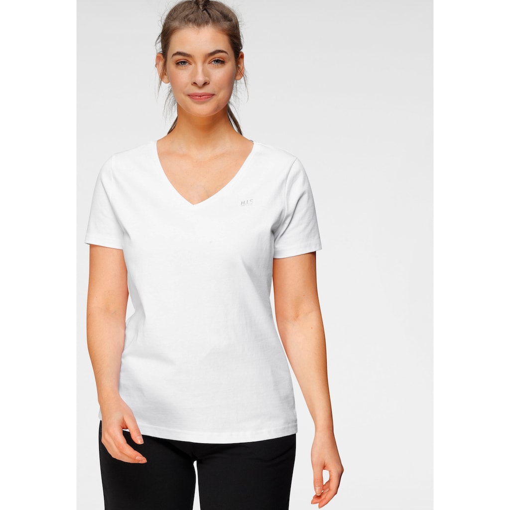 H.I.S T-Shirt »Essential-Basics«, (Spar-Set, 3er-Pack), Große Größen