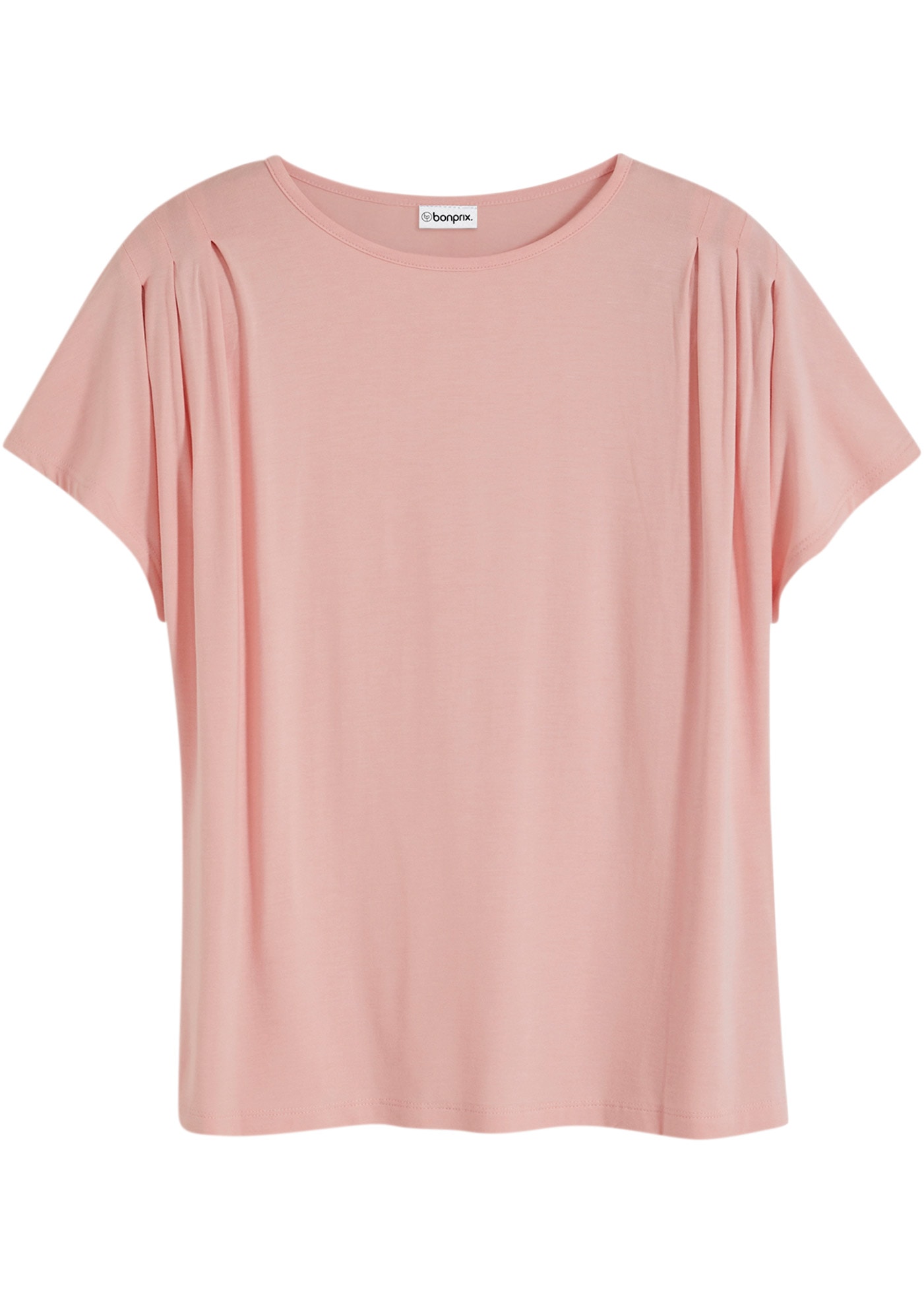 bonprix T-Shirt Oversize-Passform, Kurzarm, mit Raffung an der Schulter