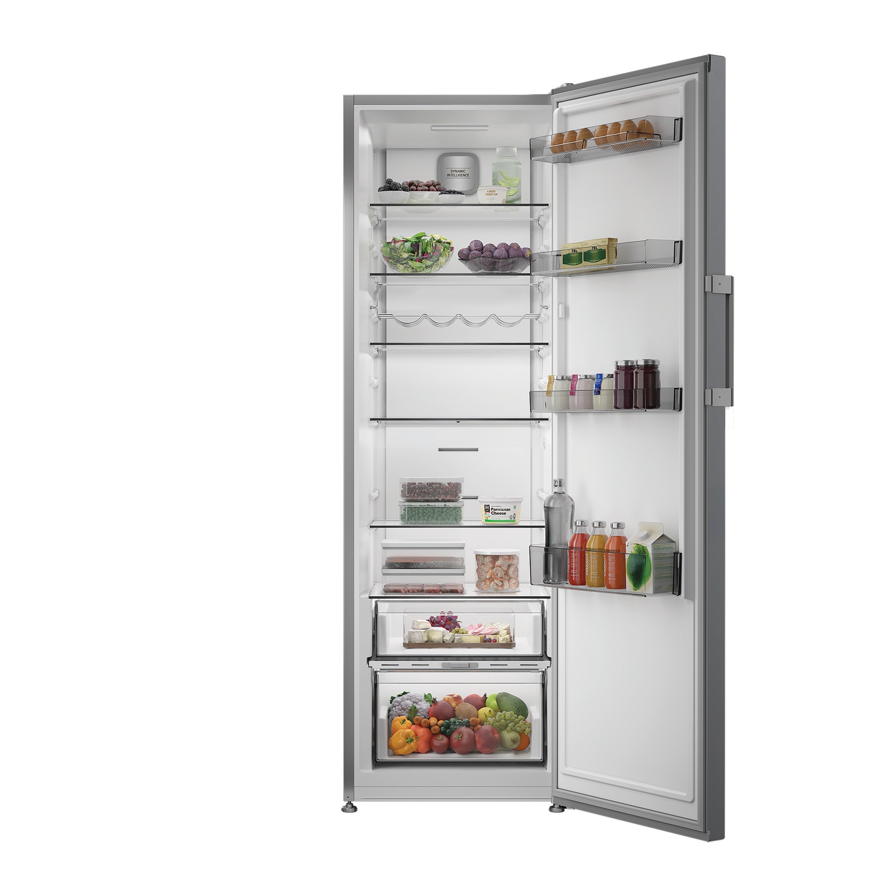 BAUKNECHT Kühlschrank KR 186GC IN »KR 186GD IN« 186,5 cm hoch 59,7 cm breit SmoothFit - 90°-Türöffnung für mehr Komfort