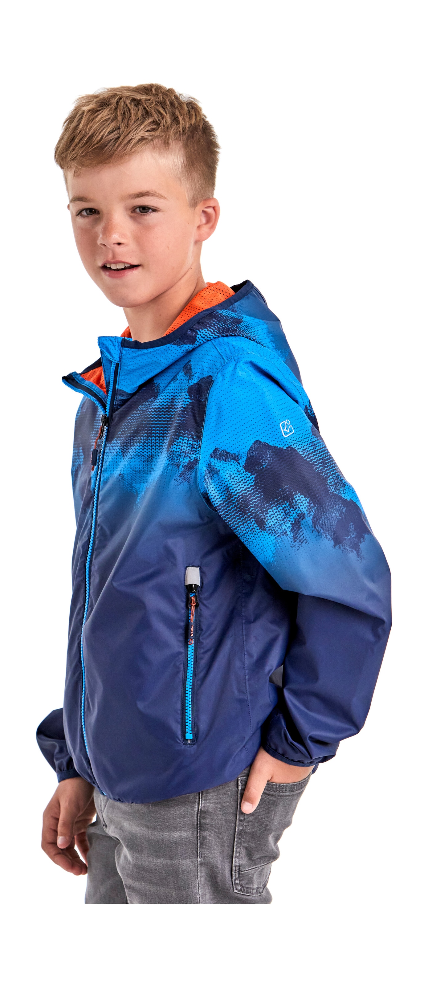 Killtec Outdoorjacke »Lyse BYS JCKT B«, Leichte, wasserdichte Kinderjacke, klein verpackbar, cooles Muster