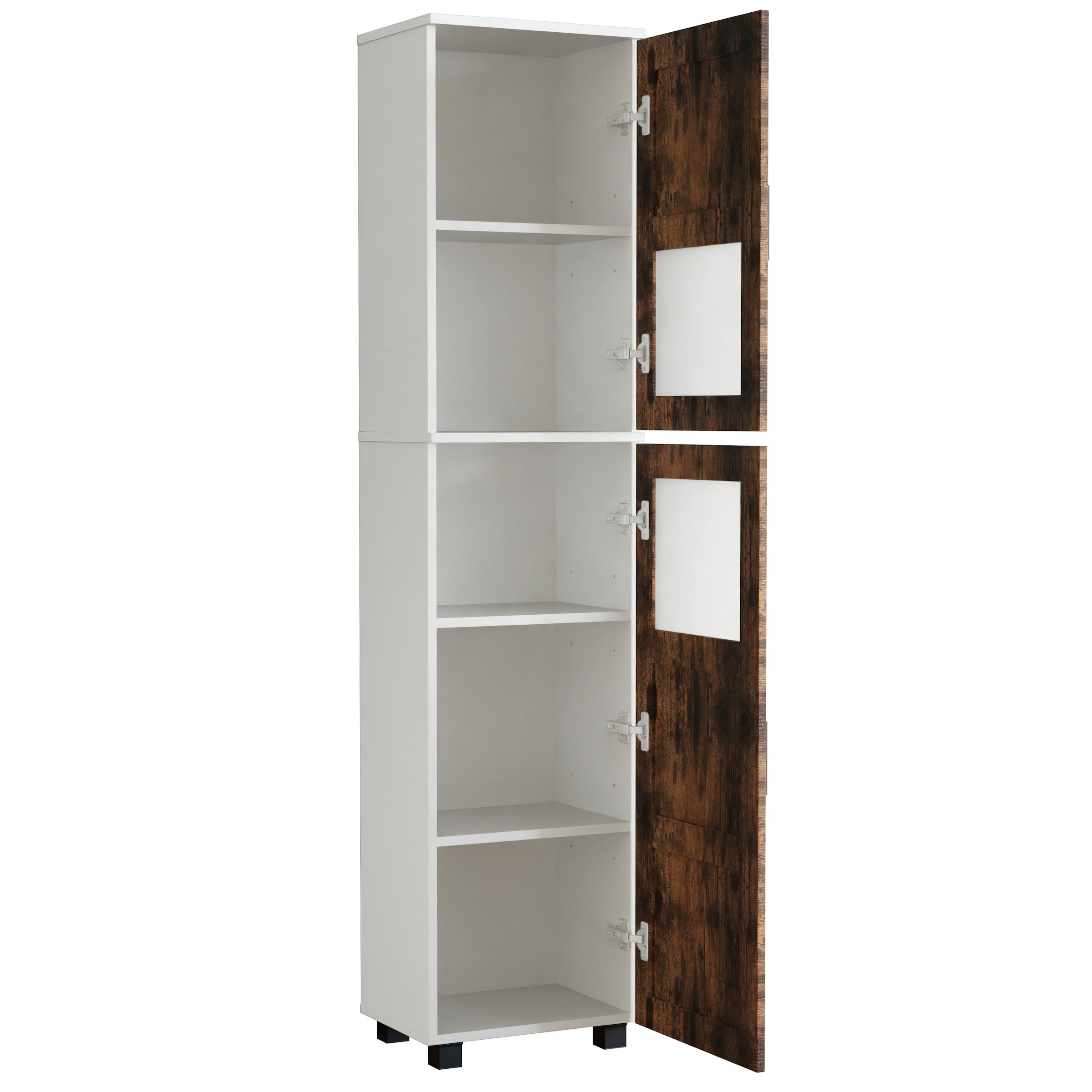 VCM Hochschrank »Holz Badmöbel Badschrank Hochschrank Nilari« 1 Stk. tlg.