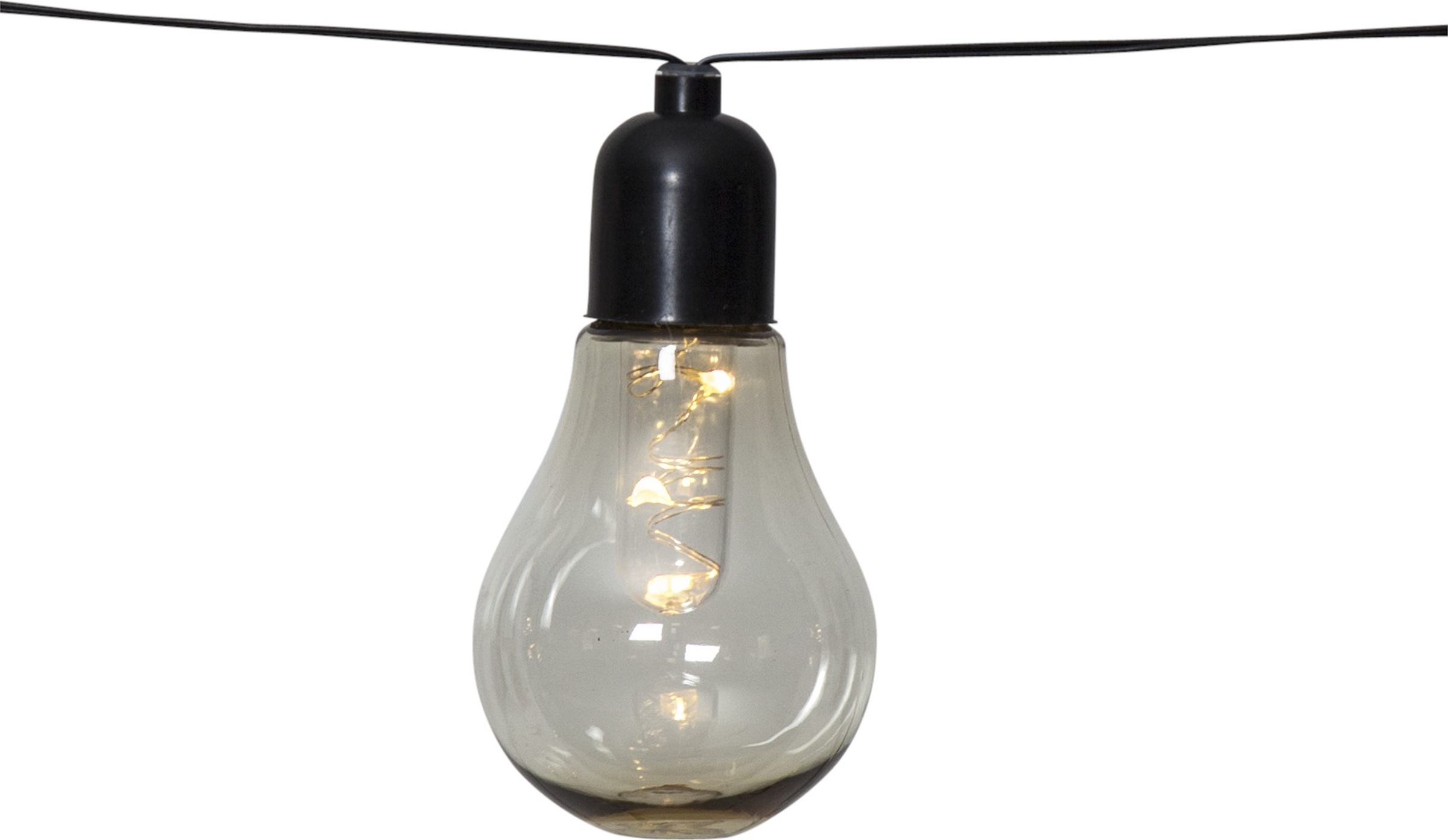 Parforce Traditional Hunting LED-Lichterkette »Glow« 10 Stk.-flammig ca. 4,05 m, Batterie, Timer, Vierfarb-Karton