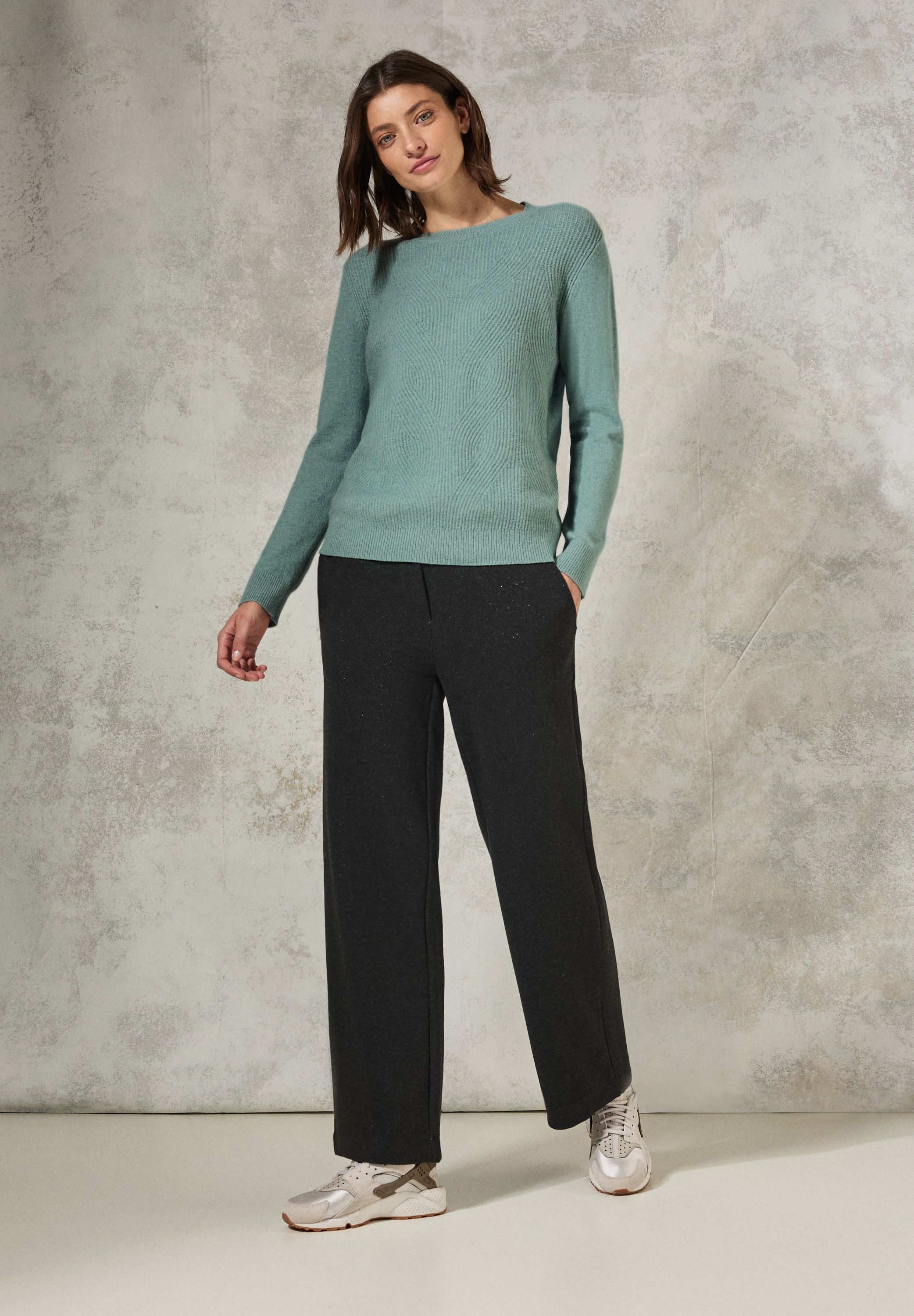 Cecil Strickpullover, mit Strukturmuster