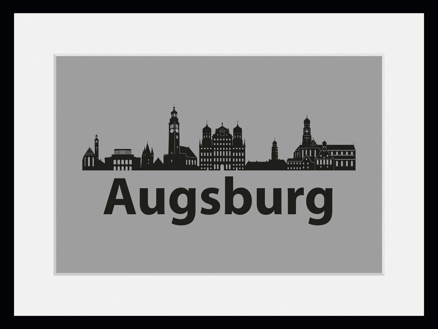 queence Bild »Augsburg Skyline«, Städte, (1 St.)