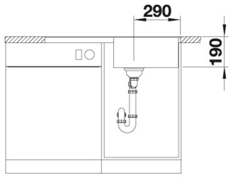 Blanco Granitspüle »METRA 5 S-F« 1 Stk. tlg. erhältlich in mehreren Farben