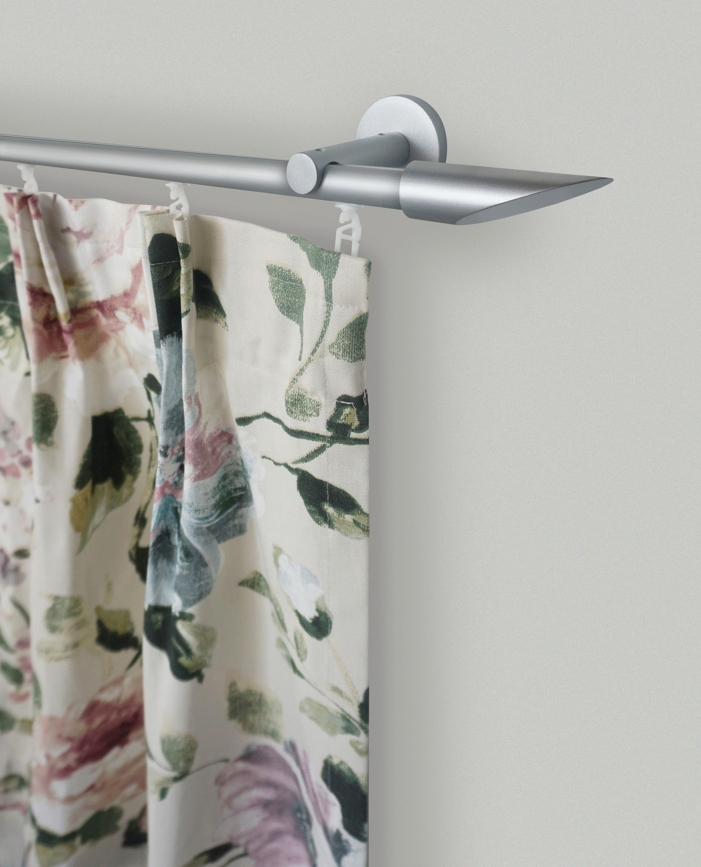 GARESA Gardinenstange »SEFRA« Ø 16 mm 1 läufig-läufig Wunschmaßlänge Vorhanggarnitur,Innenlaufgarnitur, verlängerbar, Endknopf Keil