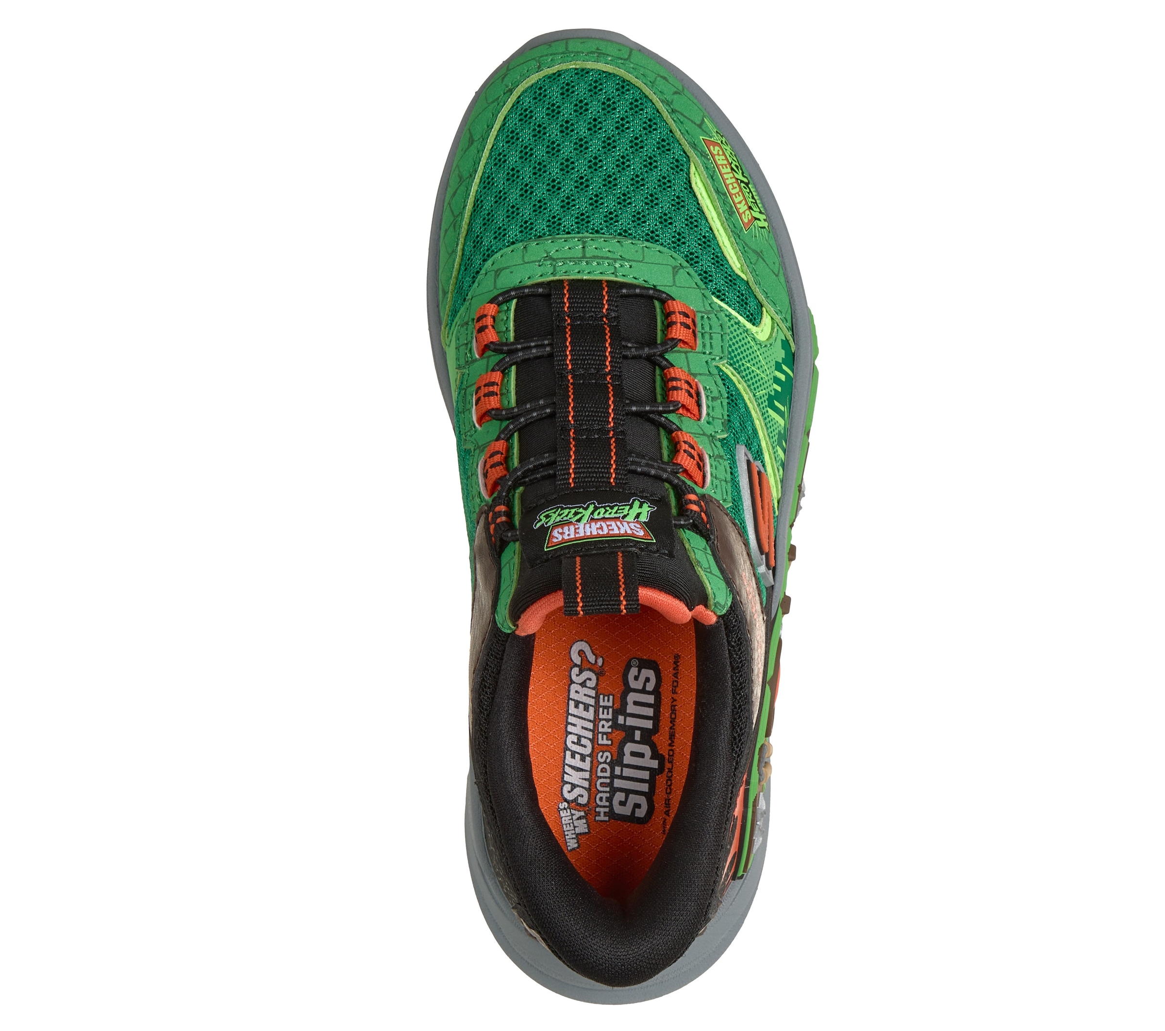 Skechers Slip-On Sneaker »HYPER-QUEST«  Schlupfschuh, Halbschuh, Slip ins, Grössenschablone zum Download