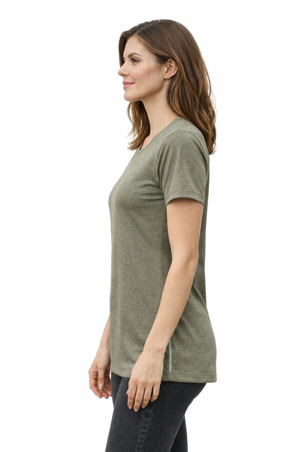 DEPROC Active Funktionsshirt »KITIMAT WOMEN« Funktionsshirt in Melangeoptik