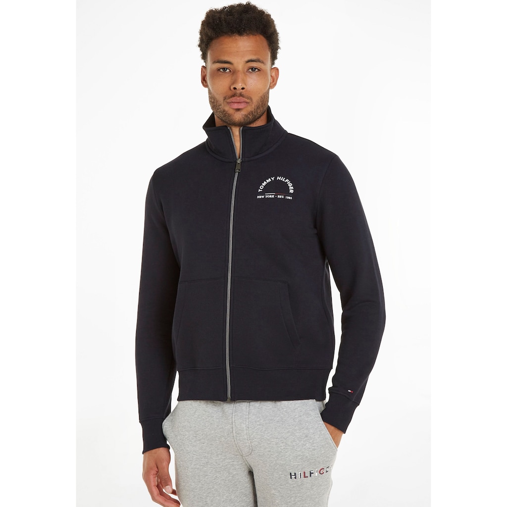 Tommy Hilfiger Sweatjacke »SHADOW HILFIGER REG STAND COLLAR«