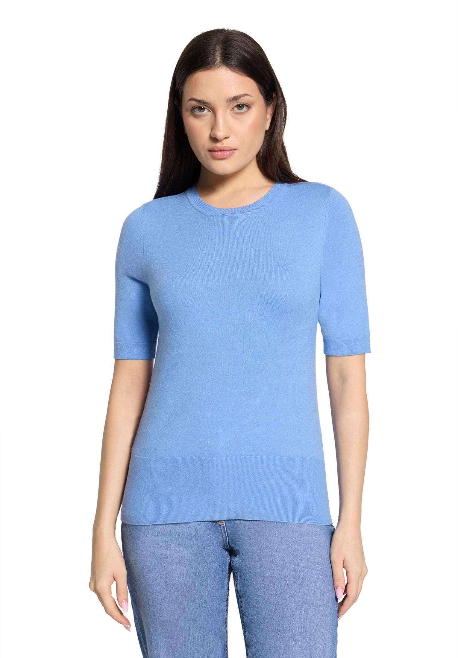 Betty Barclay Rundhalspullover »Basic-Pullover kurzarm«