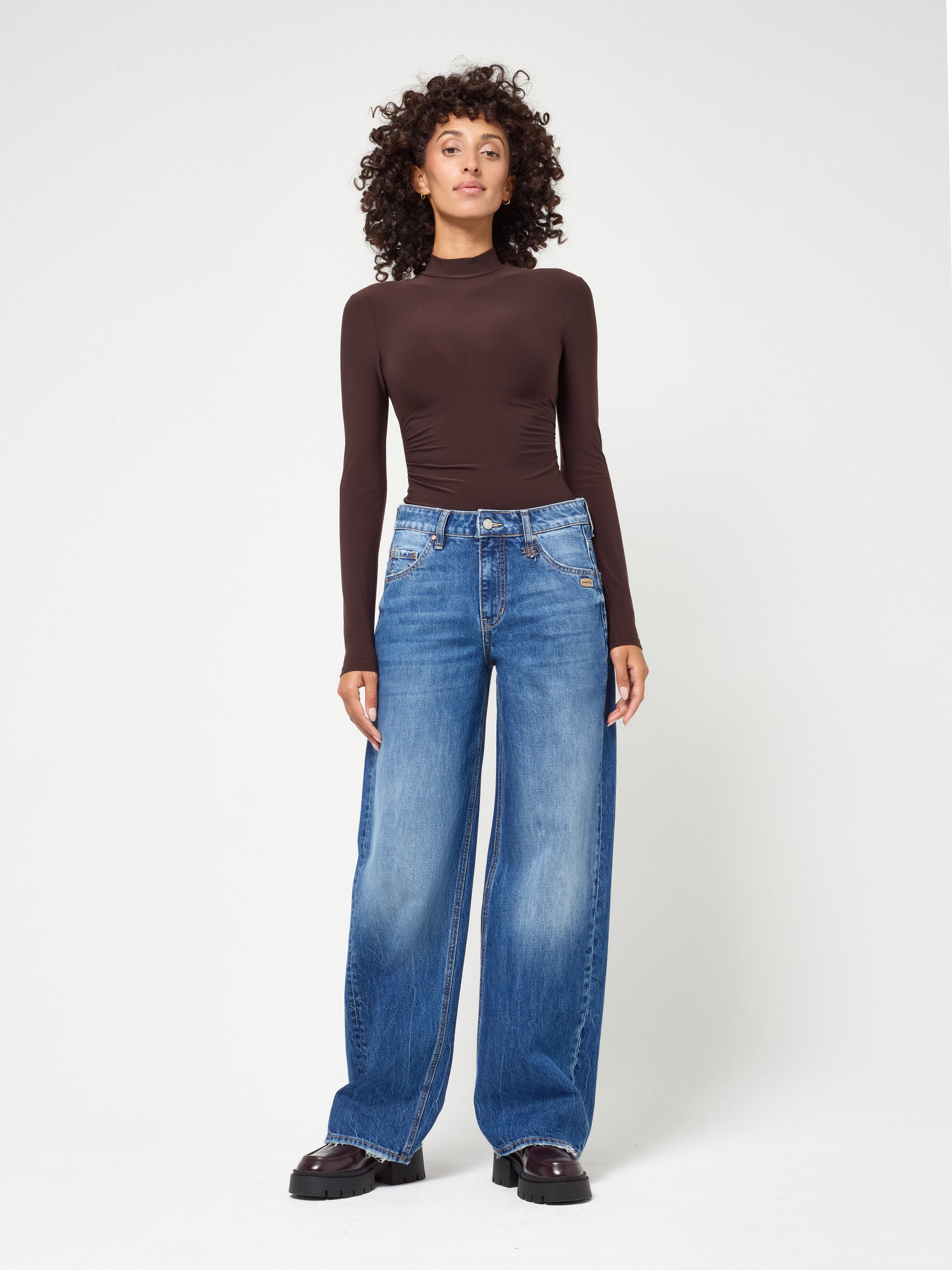 GANG 5-Pocket-Jeans »94CORA« im Baggy Fit mit niedriger Leibhöhe
