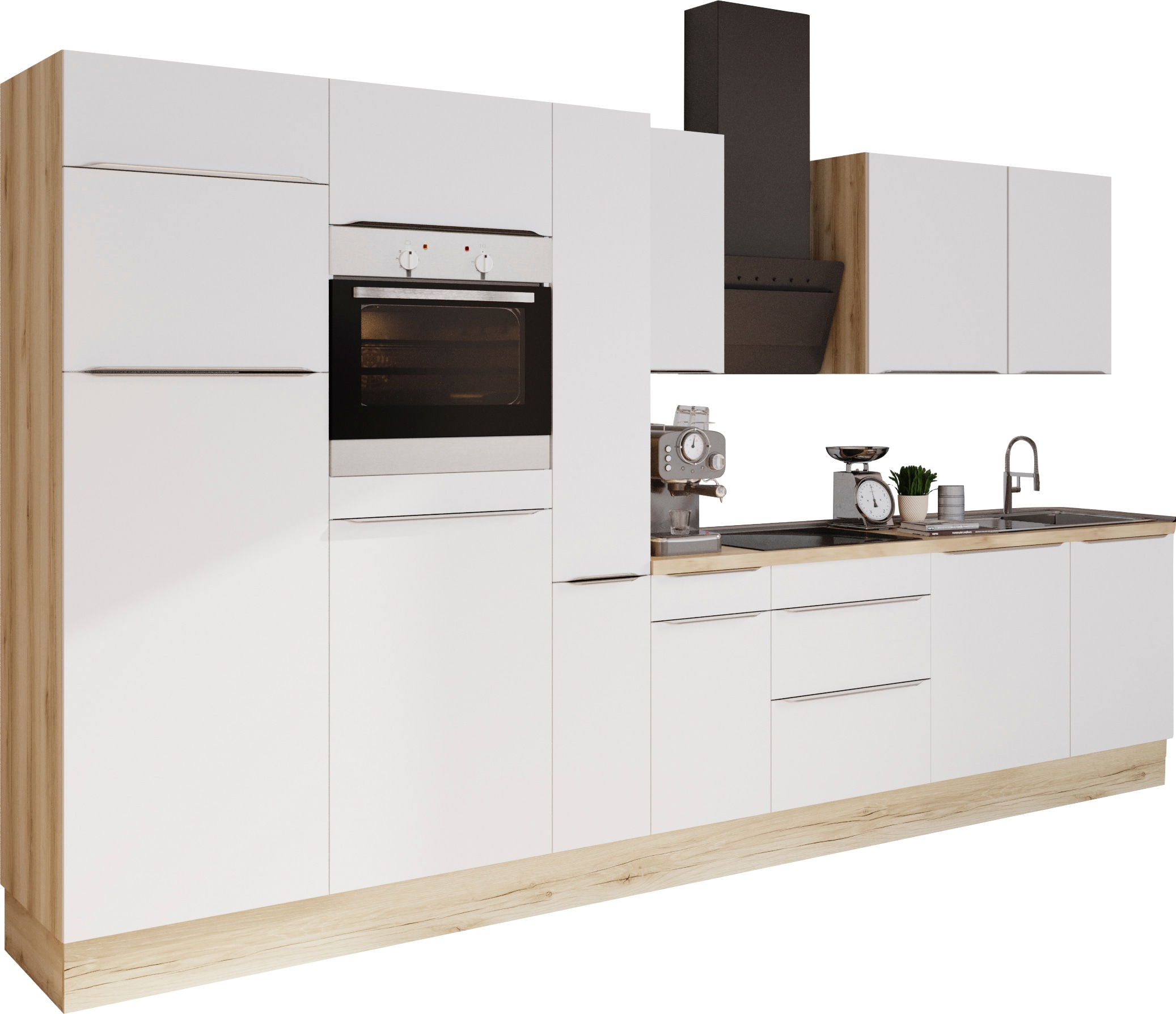 OPTIFIT Küchenzeile Breite bestellen 360 cm E-Geräten, bei mit OTTO »Aken«
